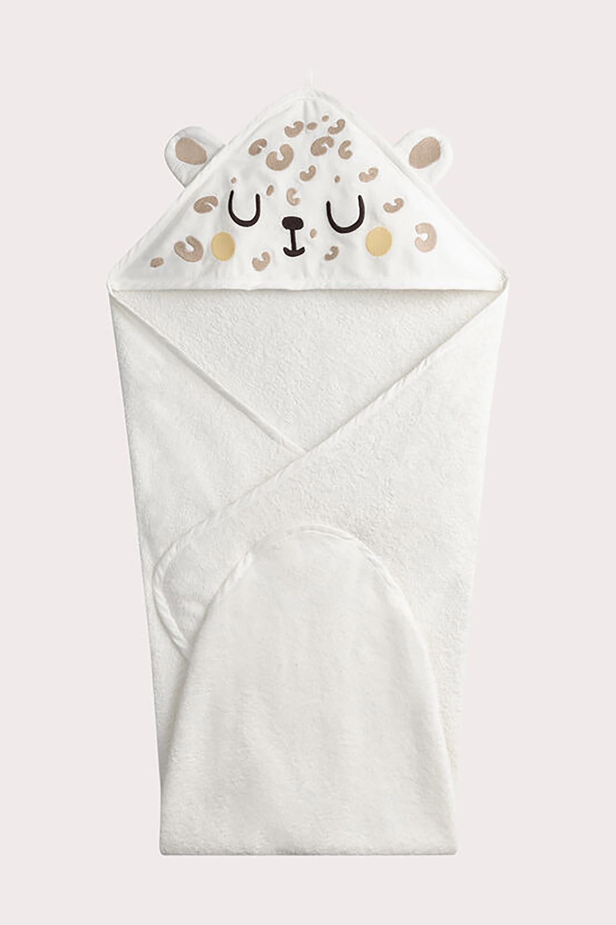 DPAM DPAM βρεφική πετσέτα για νεογέννητα "Cute Bear" - 357516 Λευκό