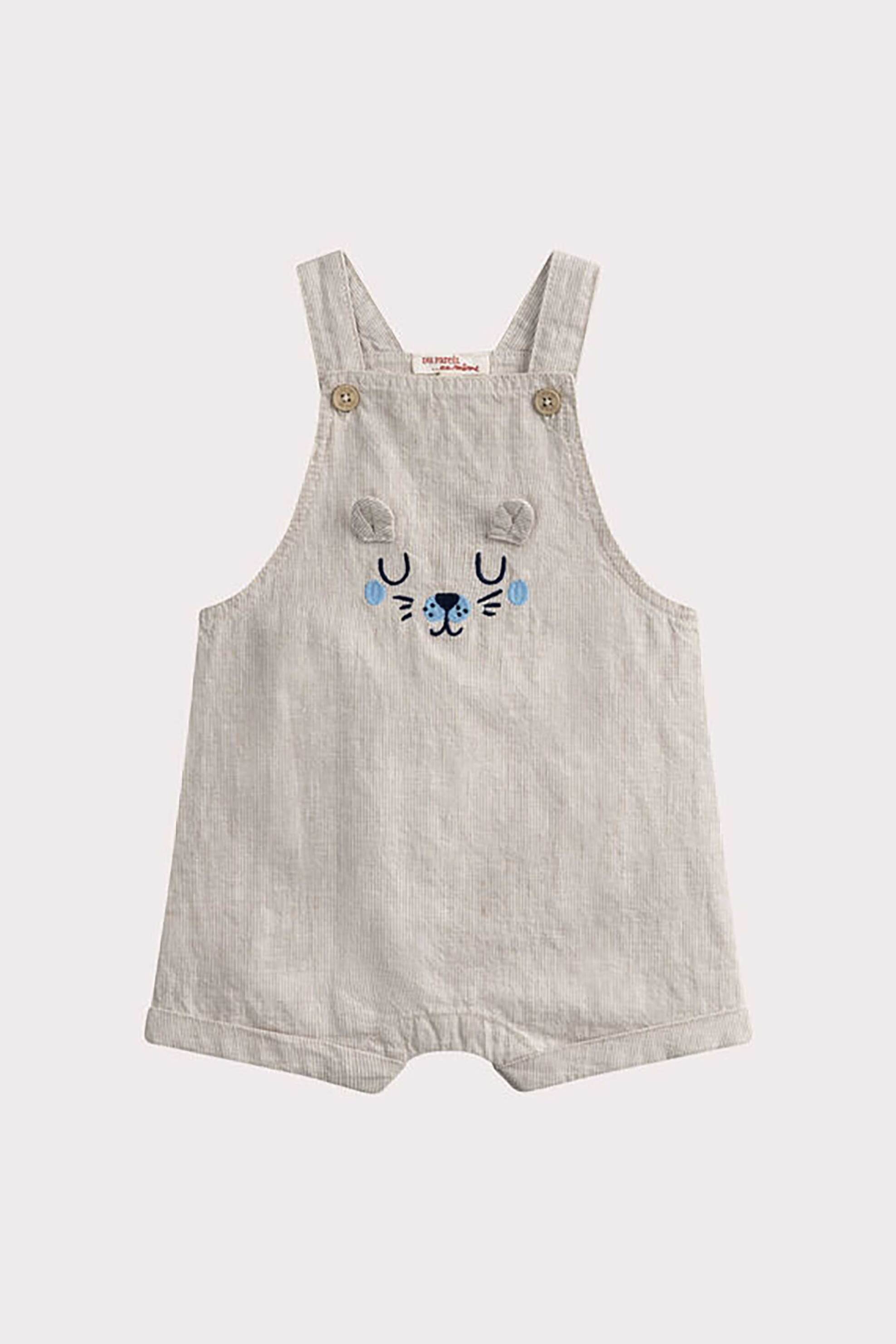 DPAM DPAM βρεφική σαλοπέτα για αγόρια "Beige Bear" - 360953 Μπεζ
