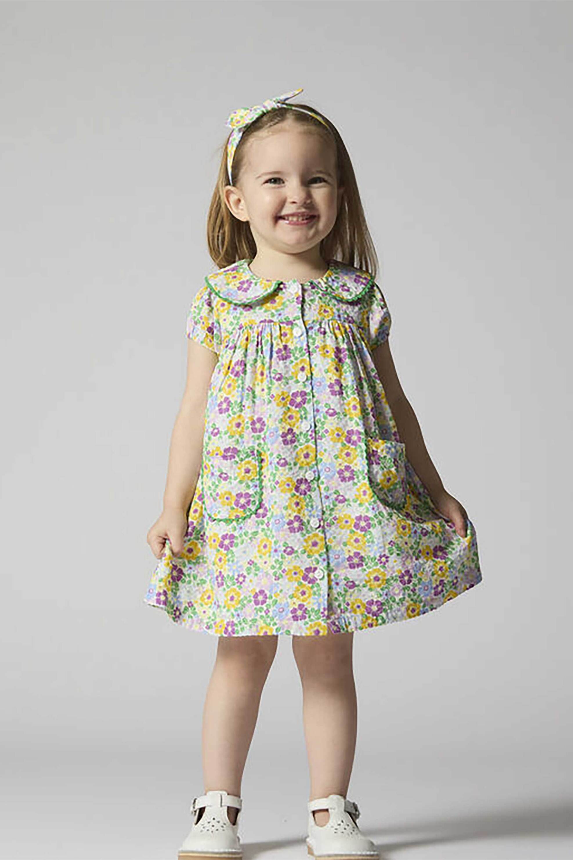 DPAM DPAM βρεφικό φόρεμα για κορίτσια "Fav Floral" - 359739 Πολύχρωμο