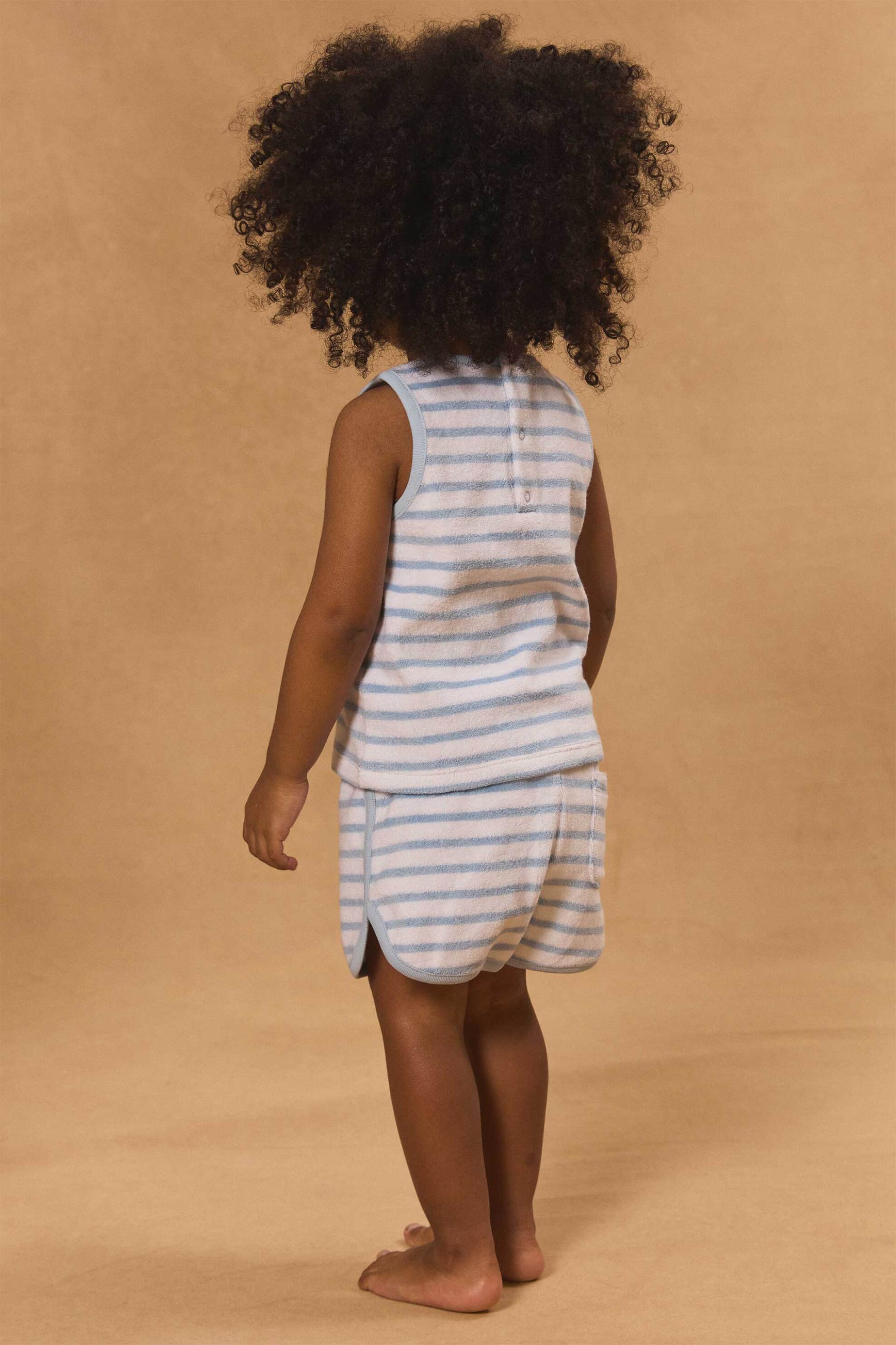 DPAM βρεφικό σορτς για αγόρια "Striped Towel" - 361299 Μπλε Ανοιχτό φωτογραφία