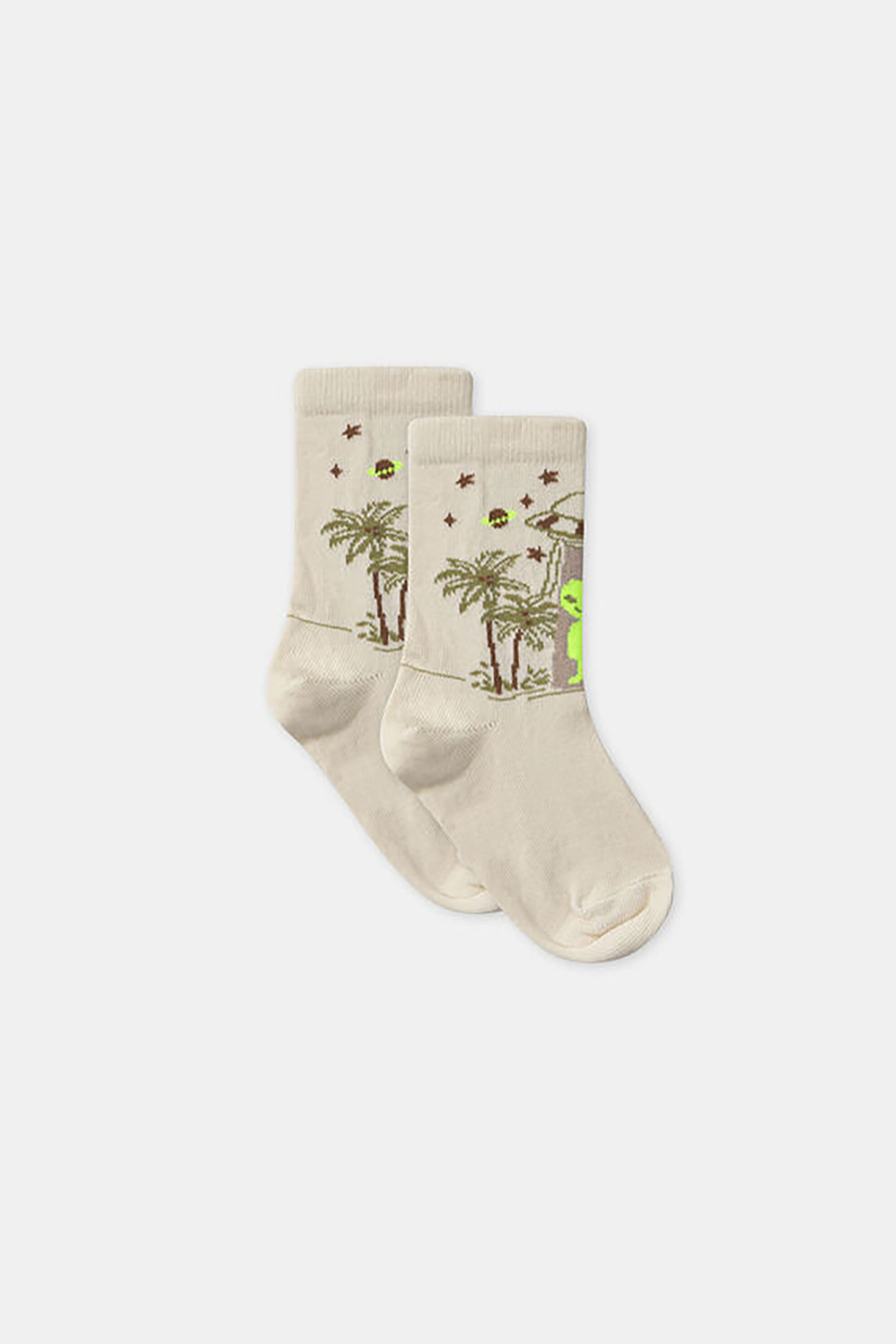 DPAM DPAM παιδικές κάλτσες για αγόρια "Beige Arrival" - 361894 Μπεζ