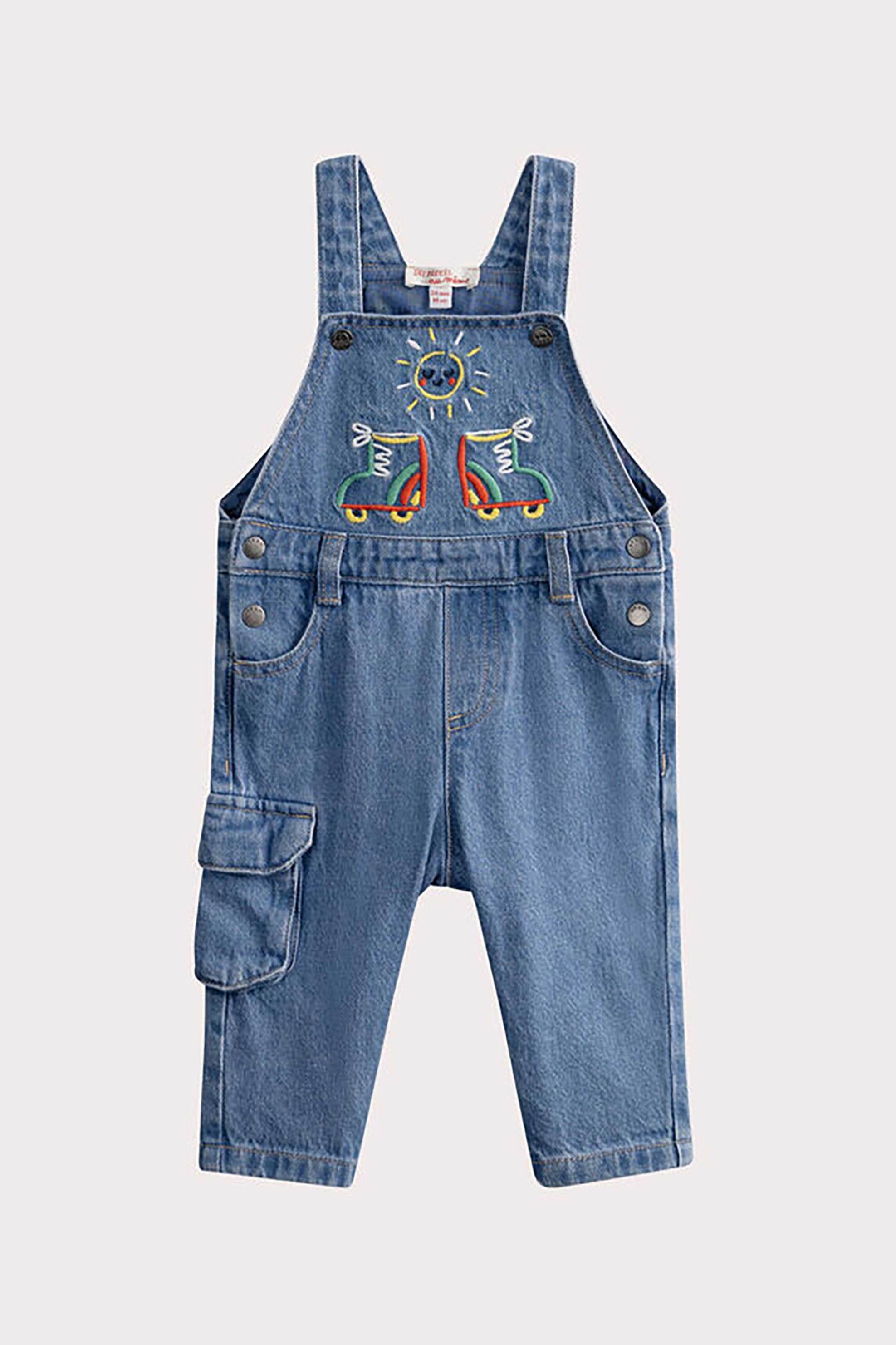 DPAM βρεφική σαλοπέτα για αγόρια "Denim Rollers" - 359742 Denim Blue φωτογραφία