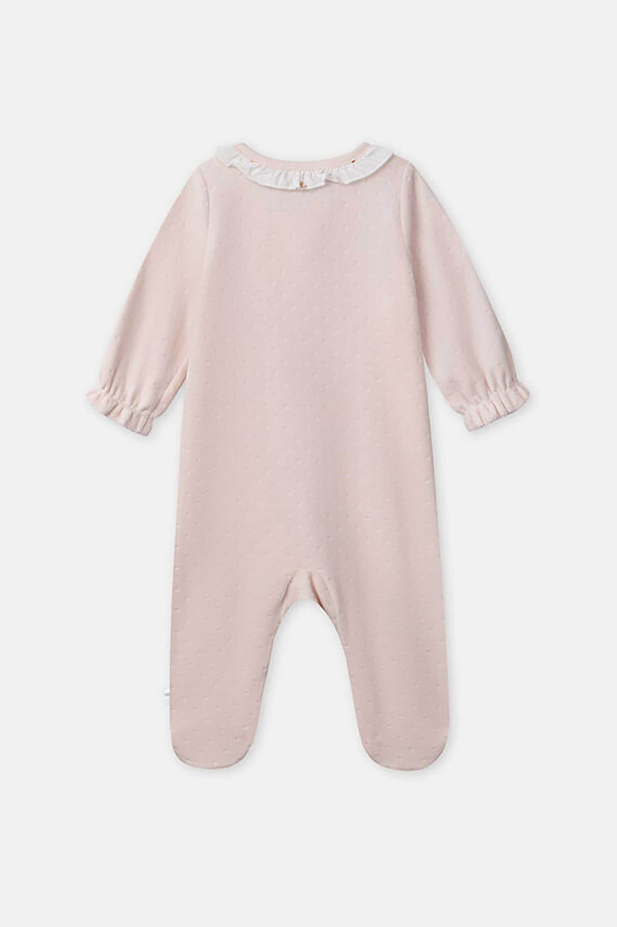 DPAM βρεφικό φορμάκι με γιακά με κεντητό σχέδιο κουκουβάγια - 364926 Ροζ Ανοιχτό φωτογραφία