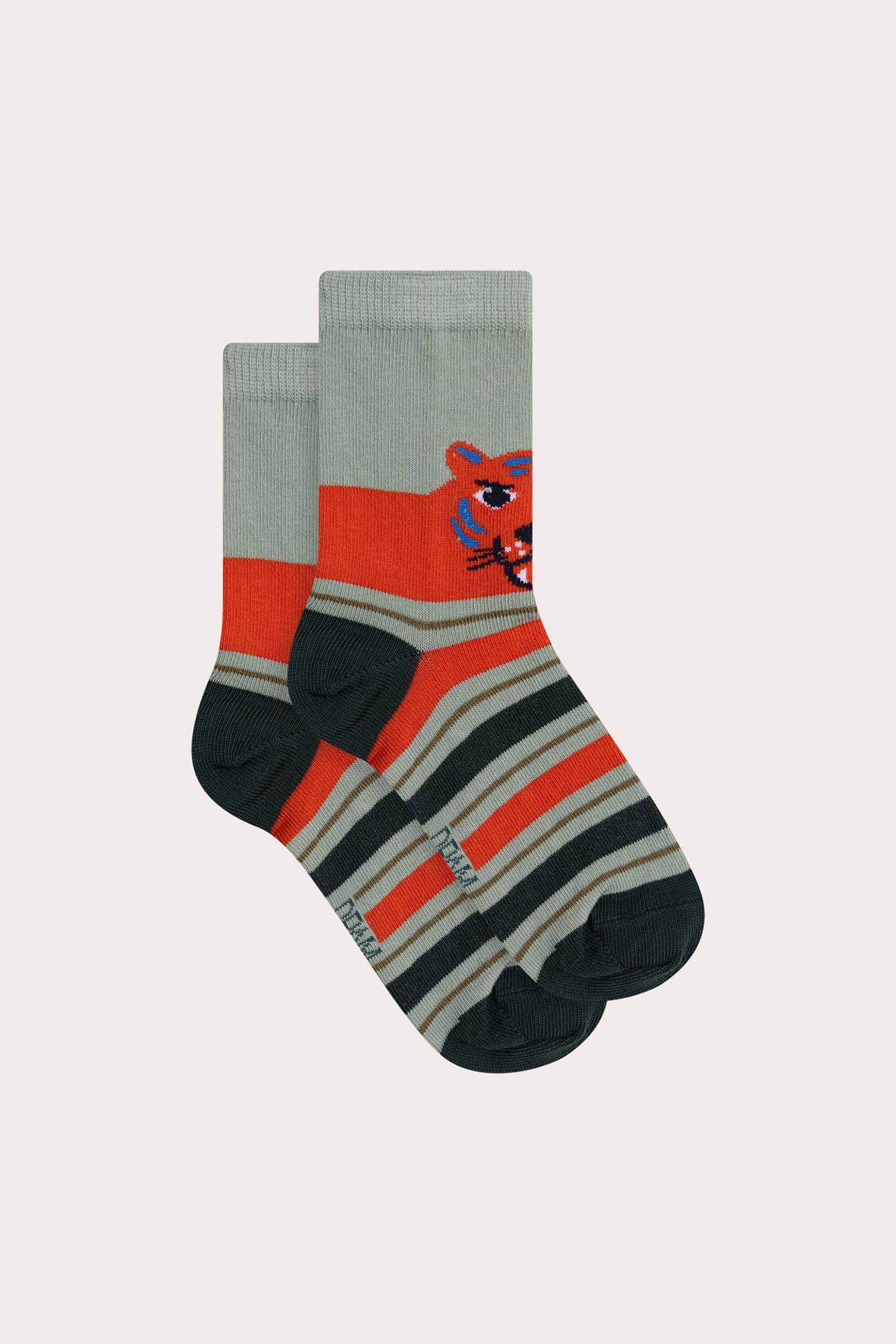 DPAM DPAM παιδικές κάλτσες με ρίγες - 364836 Πολύχρωμο