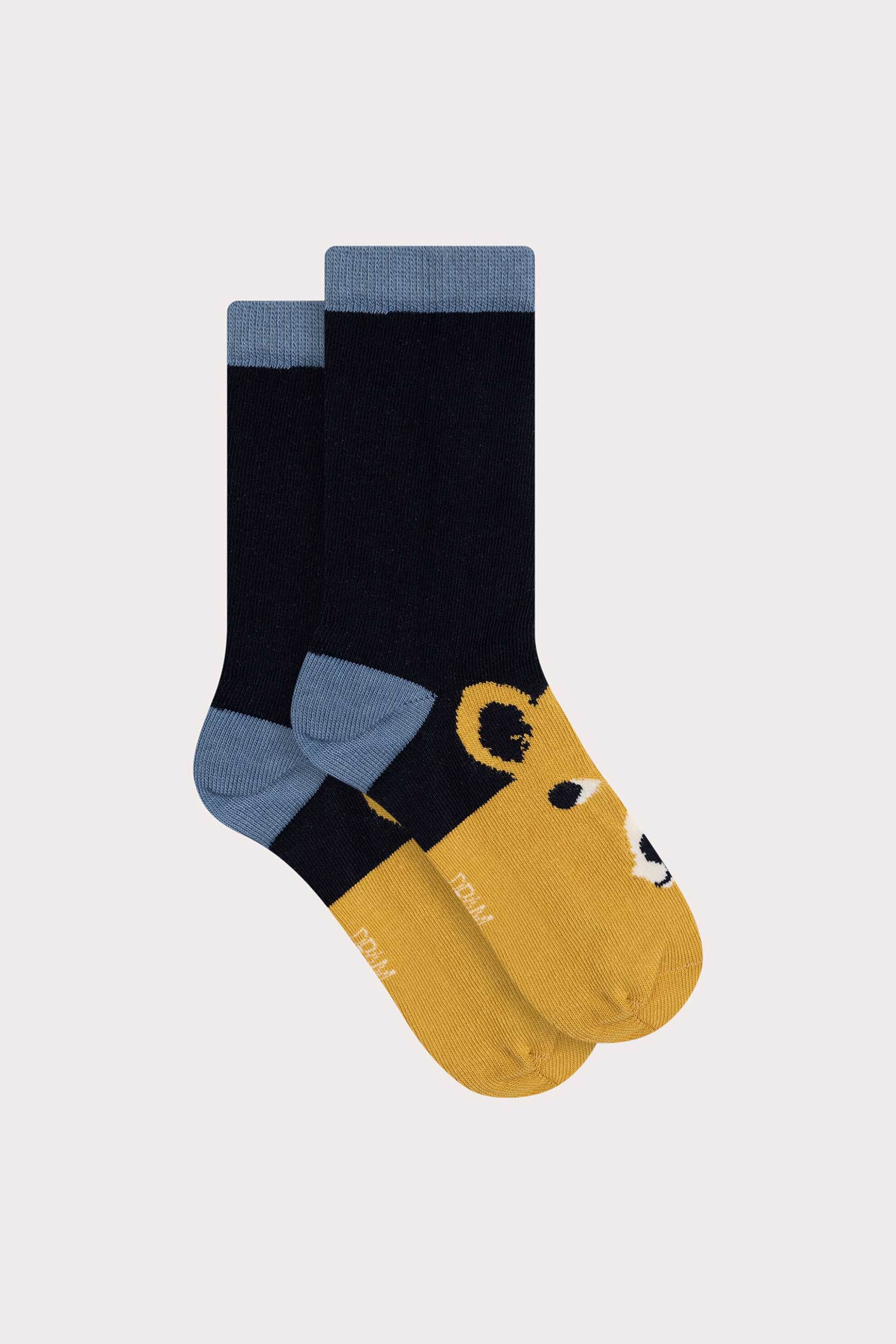 DPAM παιδικές κάλτσες με σχέδιο ζωάκι - 364839 Μπλε Σκούρο