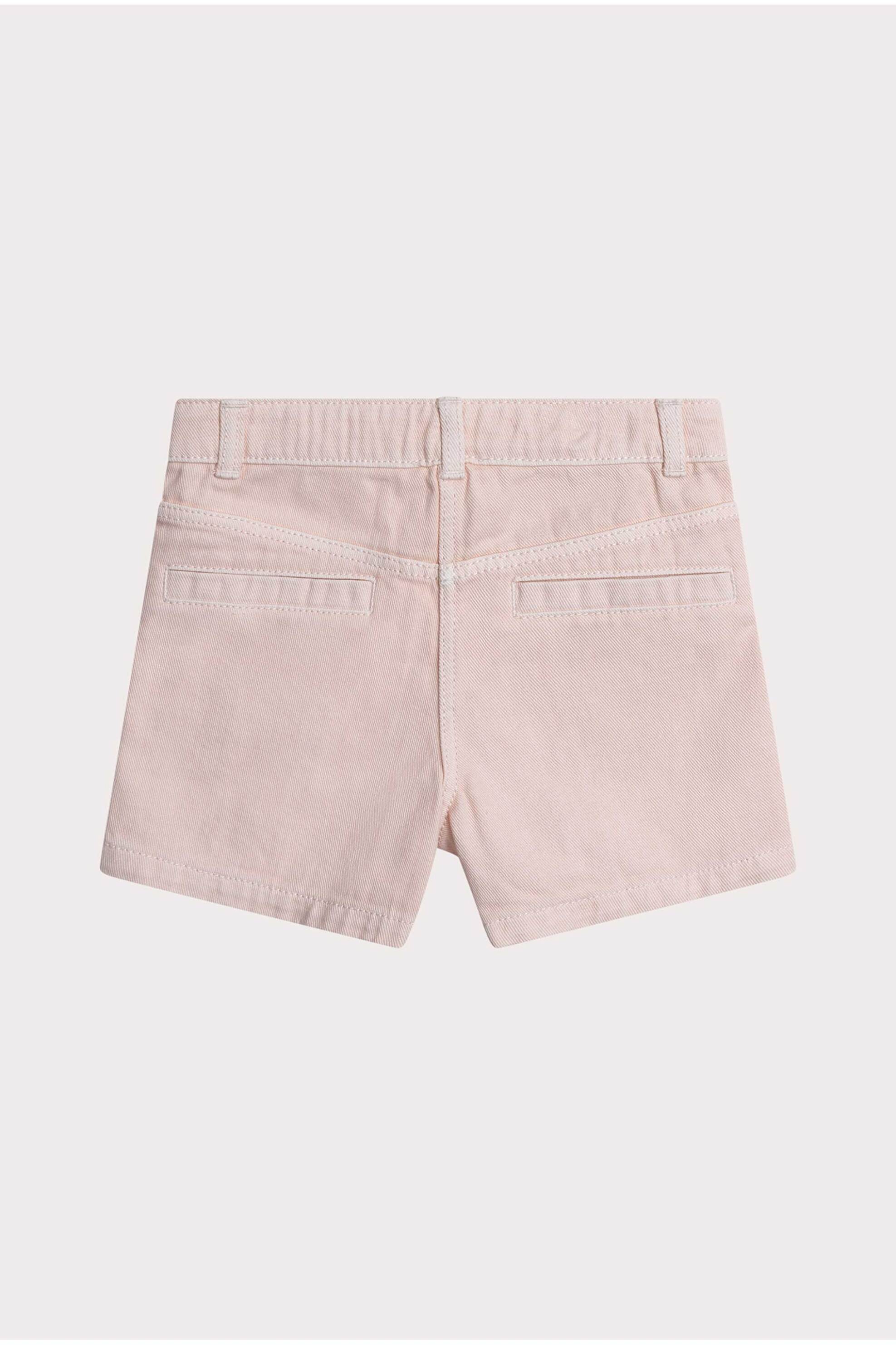 DPAM παιδικό σορτς με κεντητά λουλούδια - 364419 Ροζ Ανοιχτό φωτογραφία