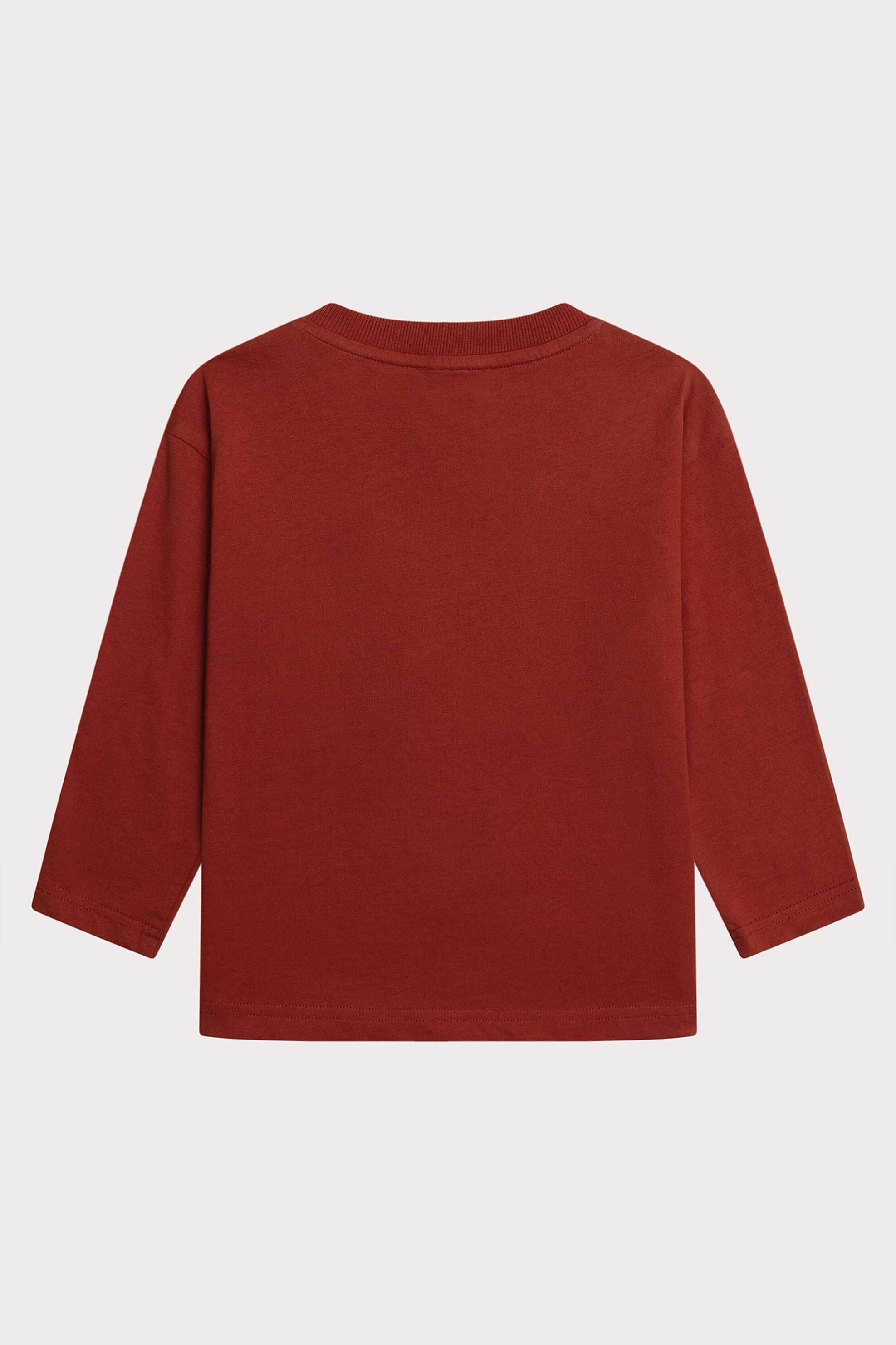 DPAM παιδική μακρυμάνικη μπλούζα με πολύχρωμο σχέδιο με ζωάκια - 364490 Κόκκινο φωτογραφία