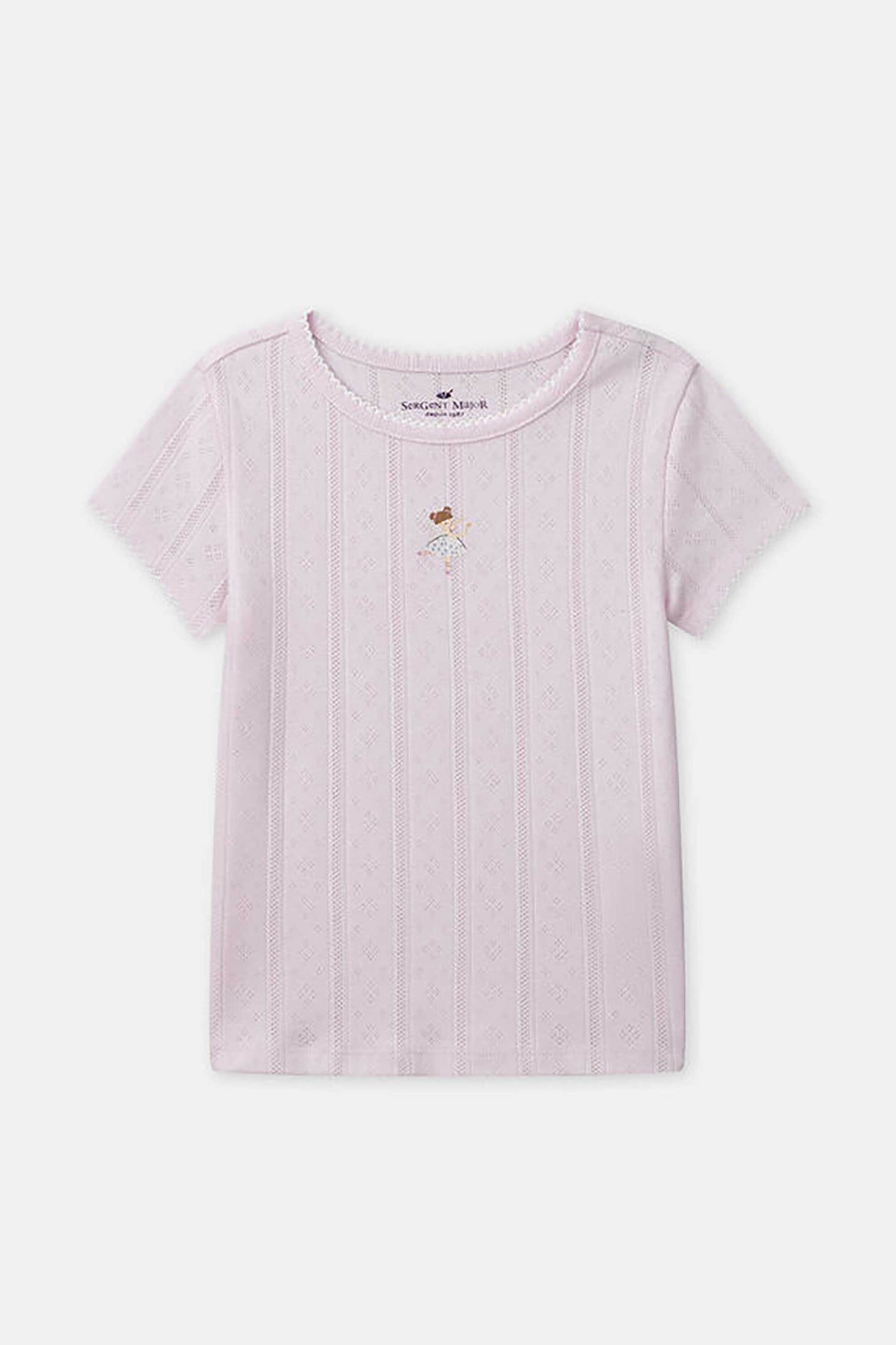 DPAM σετ παιδικά φανελάκια για κορίτσια σε διάφορα σχέδια και χρώματα (2 τεμάχια) - 364879 Λιλά φωτογραφία