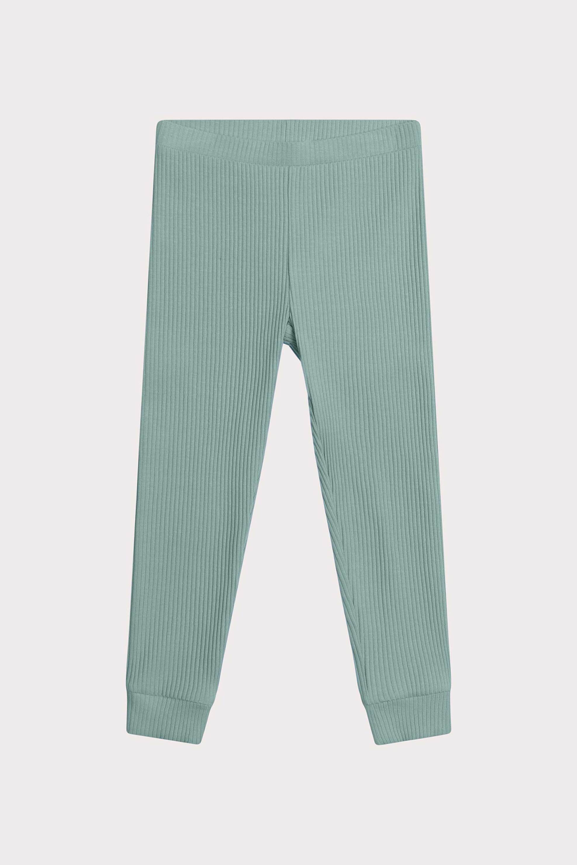 DPAM παιδικό κολάν μονόχρωμο με ανάγλυφο ριγέ σχέδιο - 364806 Πράσινο Μέντας