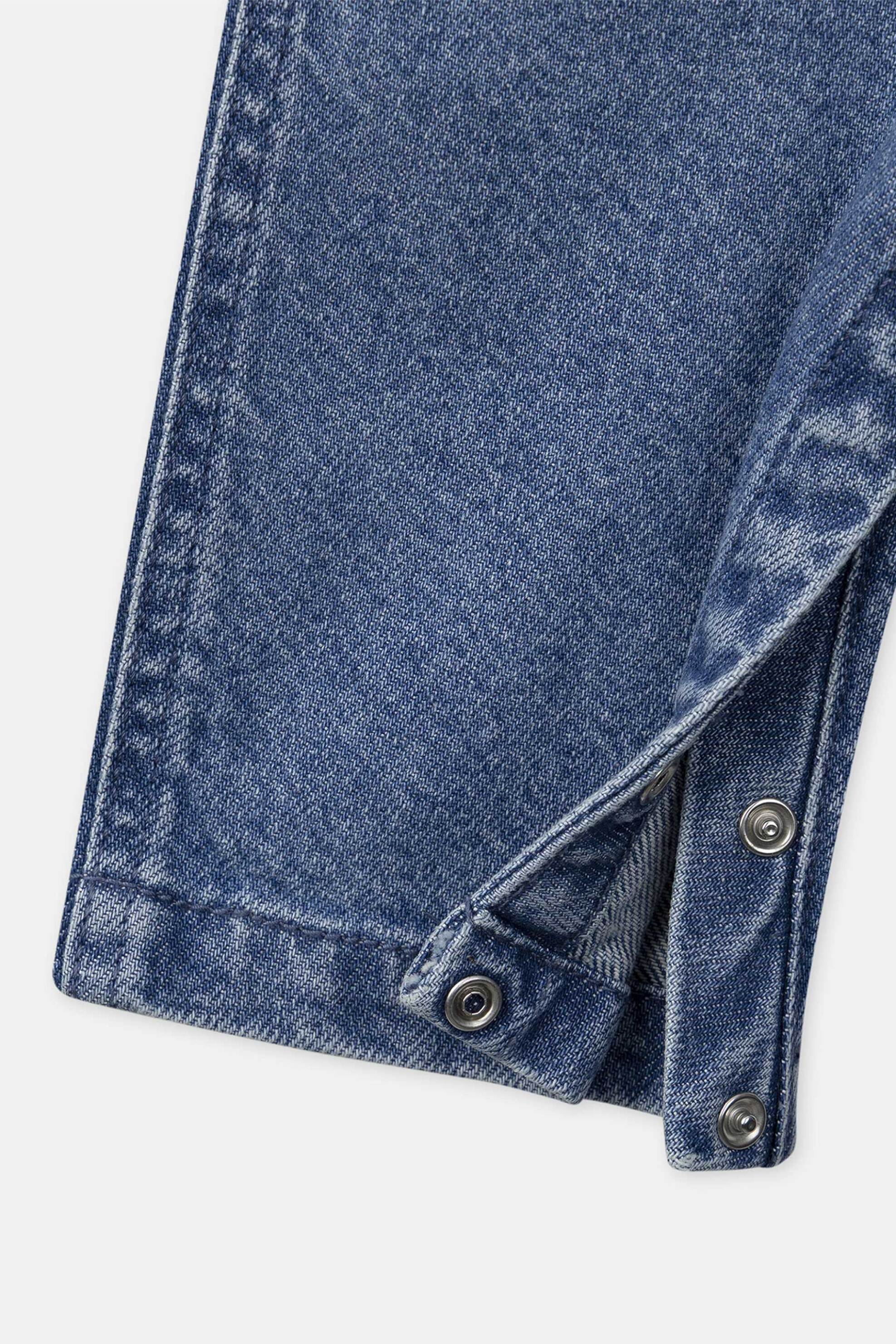 DPAM βρεφική denim σαλοπέτα με κεντήματα - 365463 Denim Blue φωτογραφία