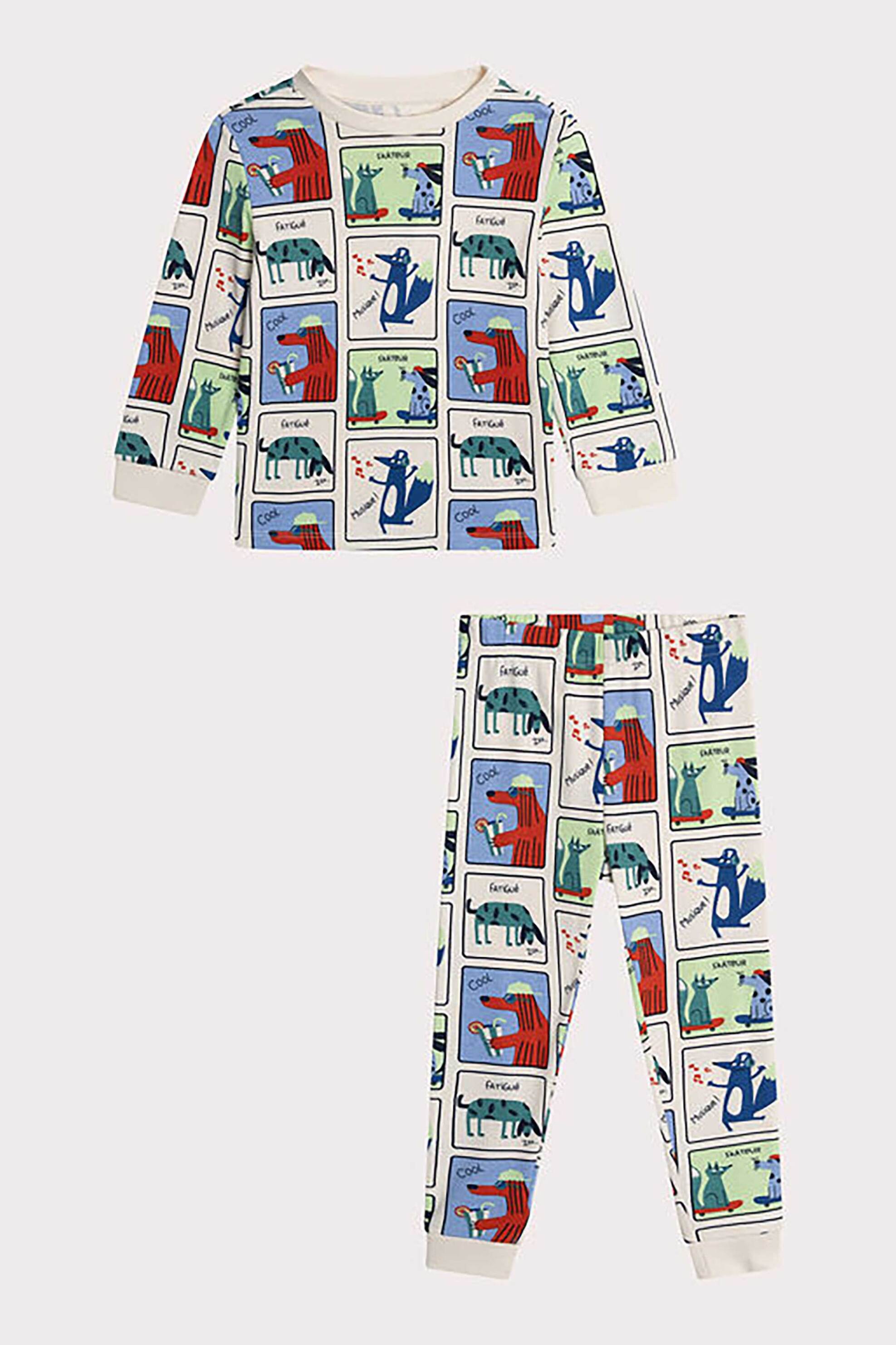 DPAM σετ παιδικές πιτζάμες για αγόρια με σχέδιο σε στυλ cartoon (2 τεμάχια) - 365384 Πολύχρωμο φωτογραφία