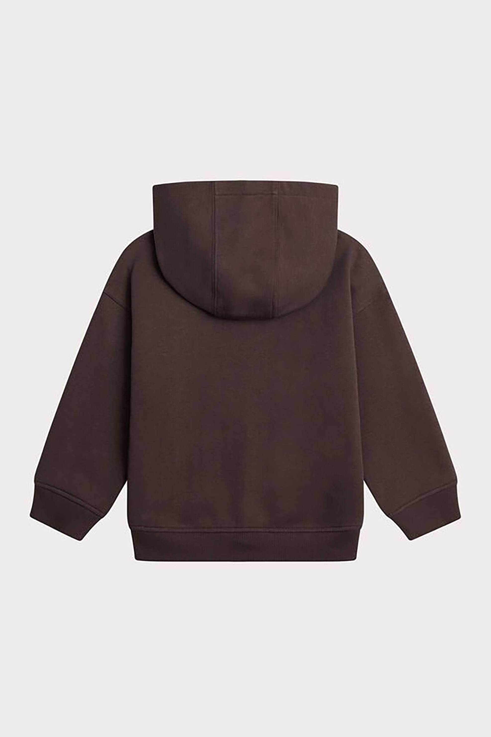 DPAM παιδική μπλούζα φούτερ με κουκούλα και σχέδιο με πατίνι - 365244 Καφέ φωτογραφία