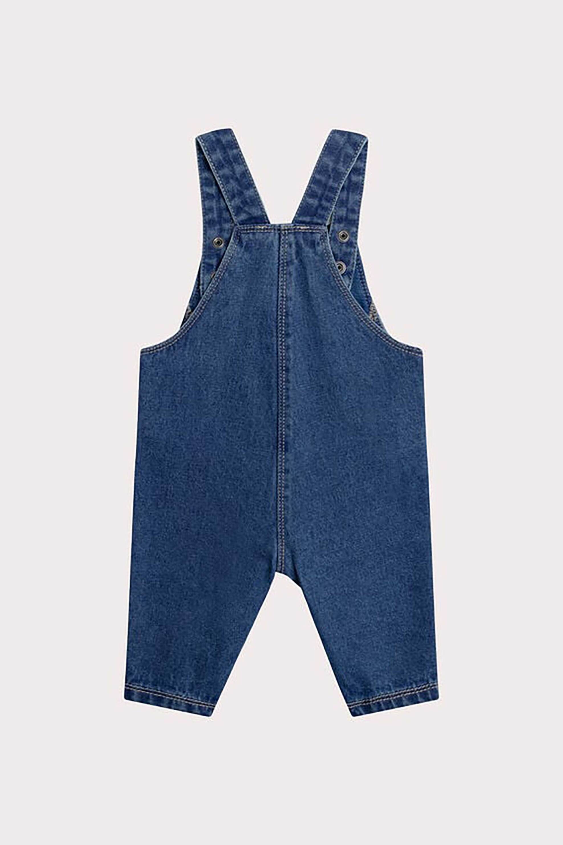 DPAM βρεφική denim σαλοπέτα για αγόρια με κεντητό σχέδιο - 365164 Denim Blue φωτογραφία