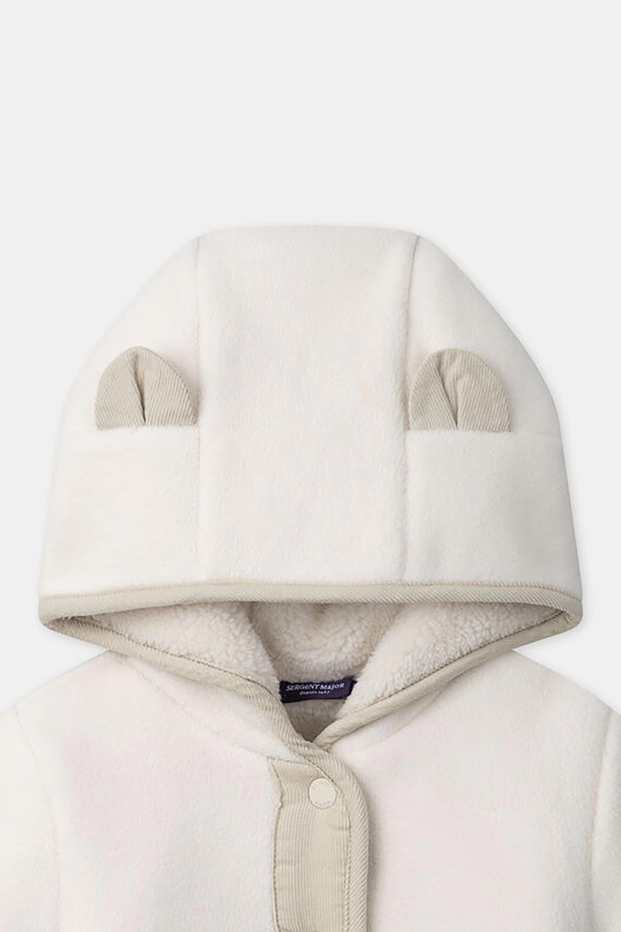 DPAM βρεφικό μπουφάν μπουκλέ με κουκούλα - 366080 Λευκό φωτογραφία