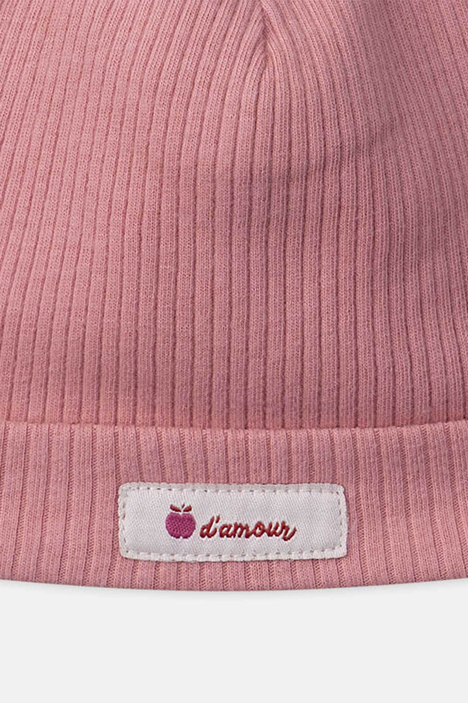 DPAM βρεφικός σκούφος ribbed - 366278 Ροζ φωτογραφία