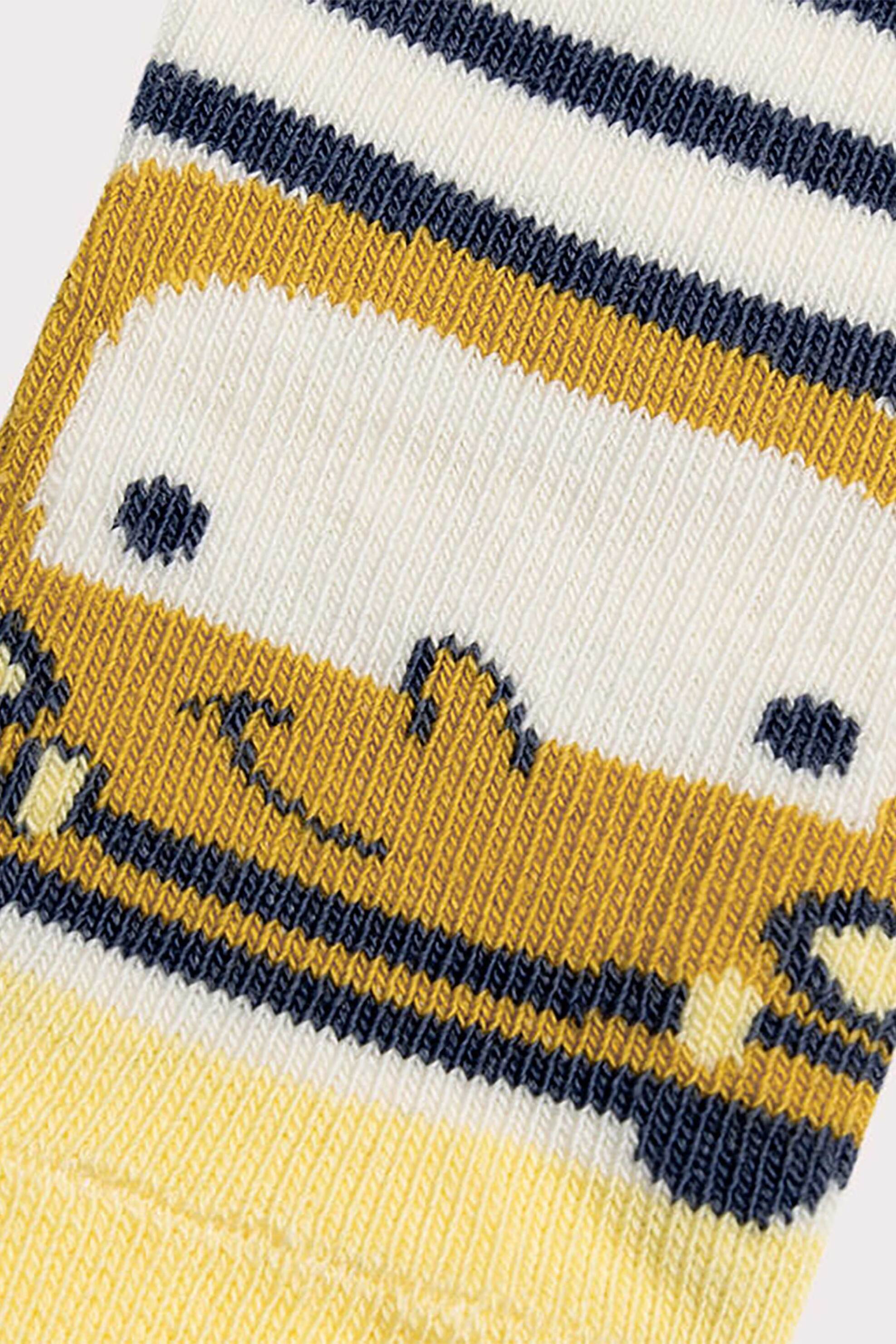 DPAM βρεφικές κάλτσες με all-over print - 365894 Κίτρινο φωτογραφία