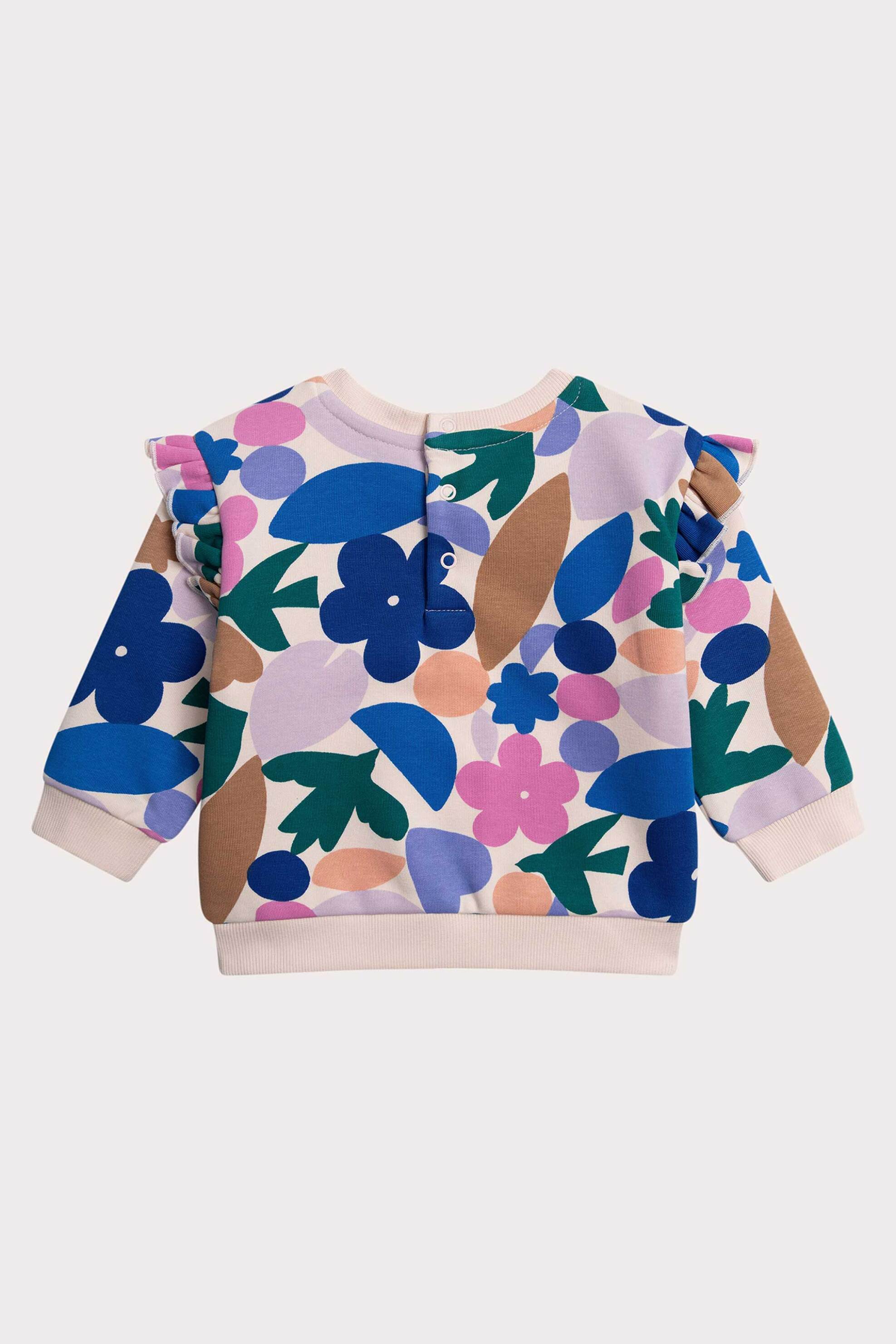 DPAM βρεφική μπλούζα φούτερ με floral print - 365838 Πολύχρωμο φωτογραφία