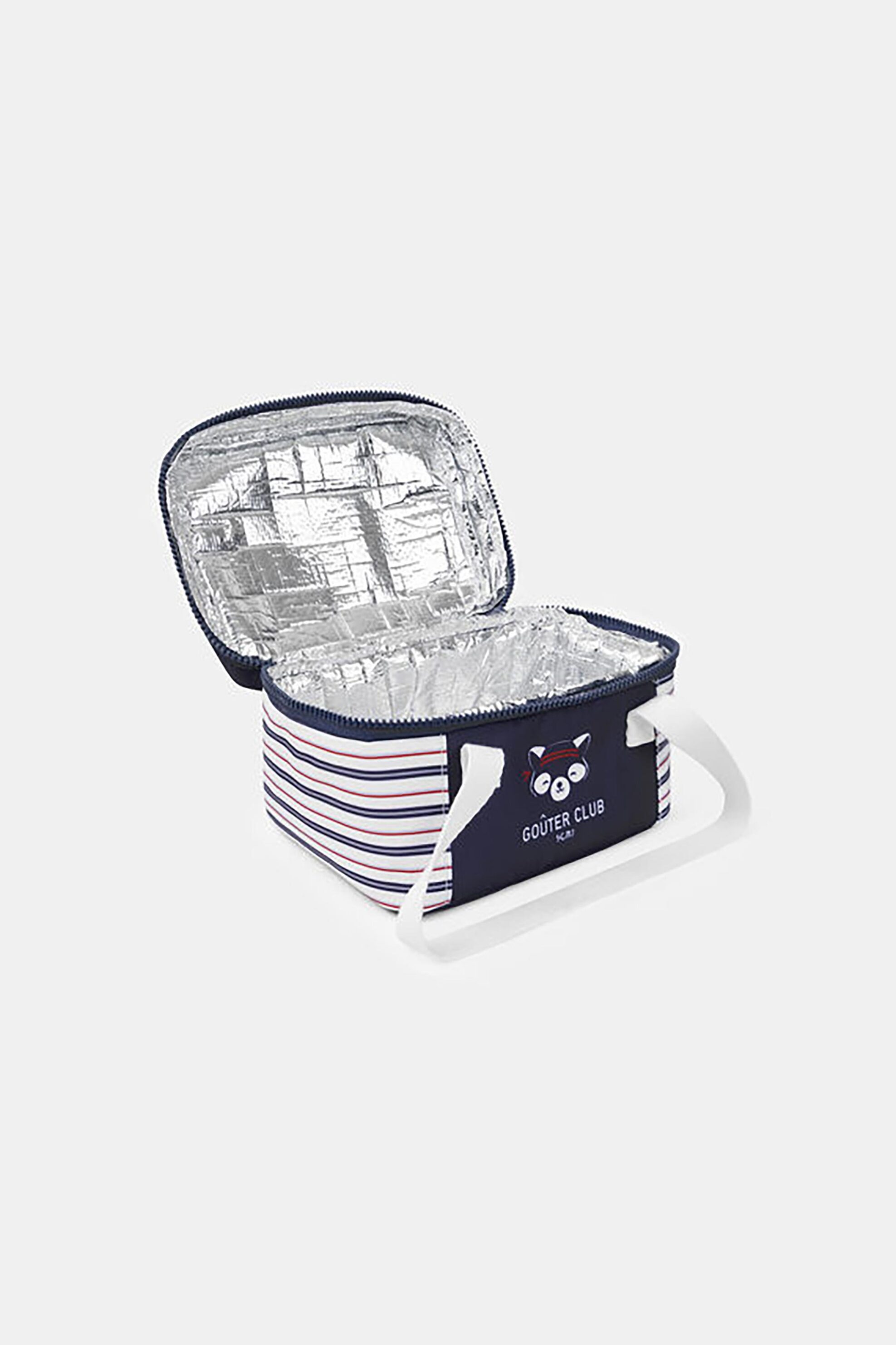 DPAM παιδική ισοθερμική τσάντα φαγητού με ριγέ σχέδιο με ρακούν - 366281 Μπλε Σκούρο φωτογραφία