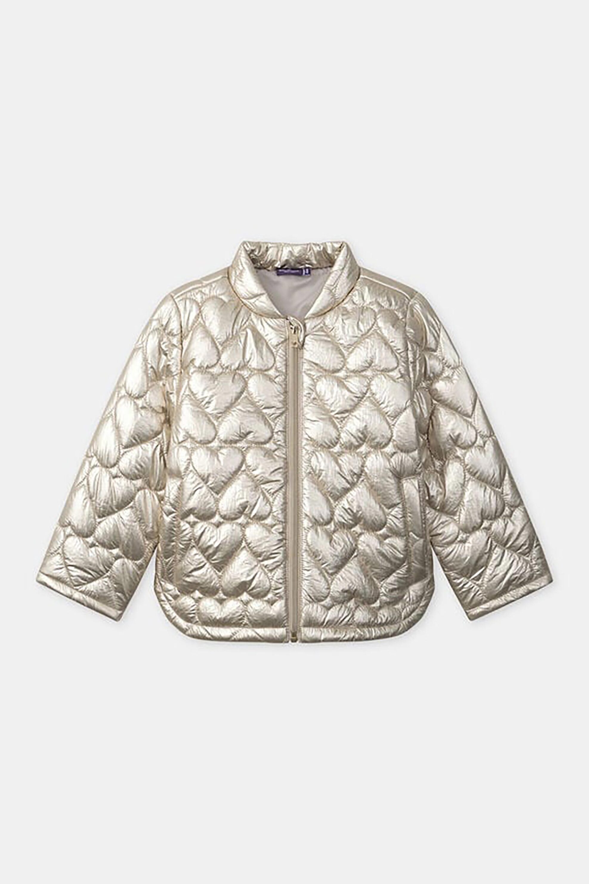 DPAM παιδικό μπουφάν μεταλλιζέ με σχέδιο καρδούλες - 366062 Χρυσό φωτογραφία