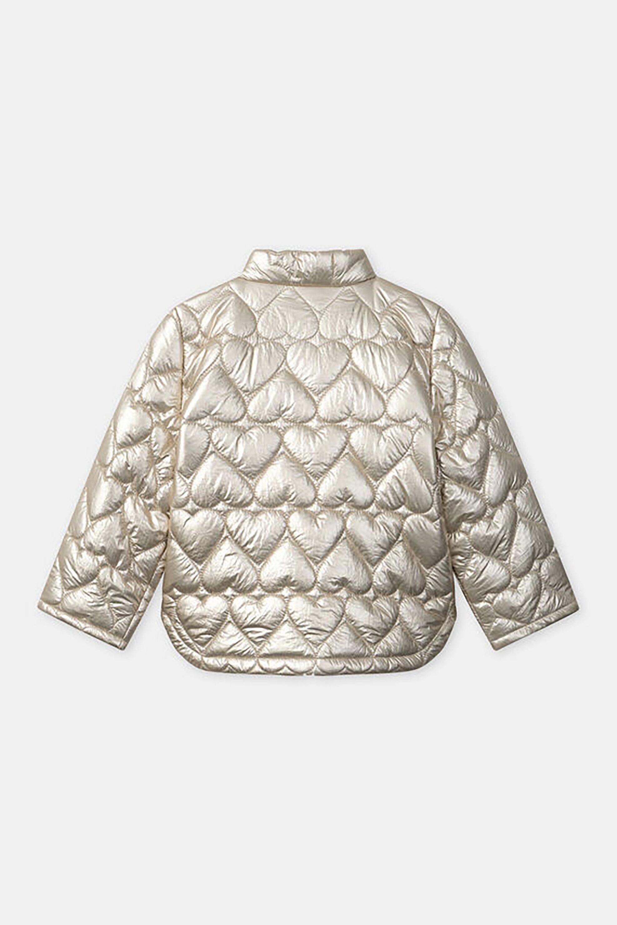 DPAM παιδικό μπουφάν μεταλλιζέ με σχέδιο καρδούλες - 366062 Χρυσό φωτογραφία