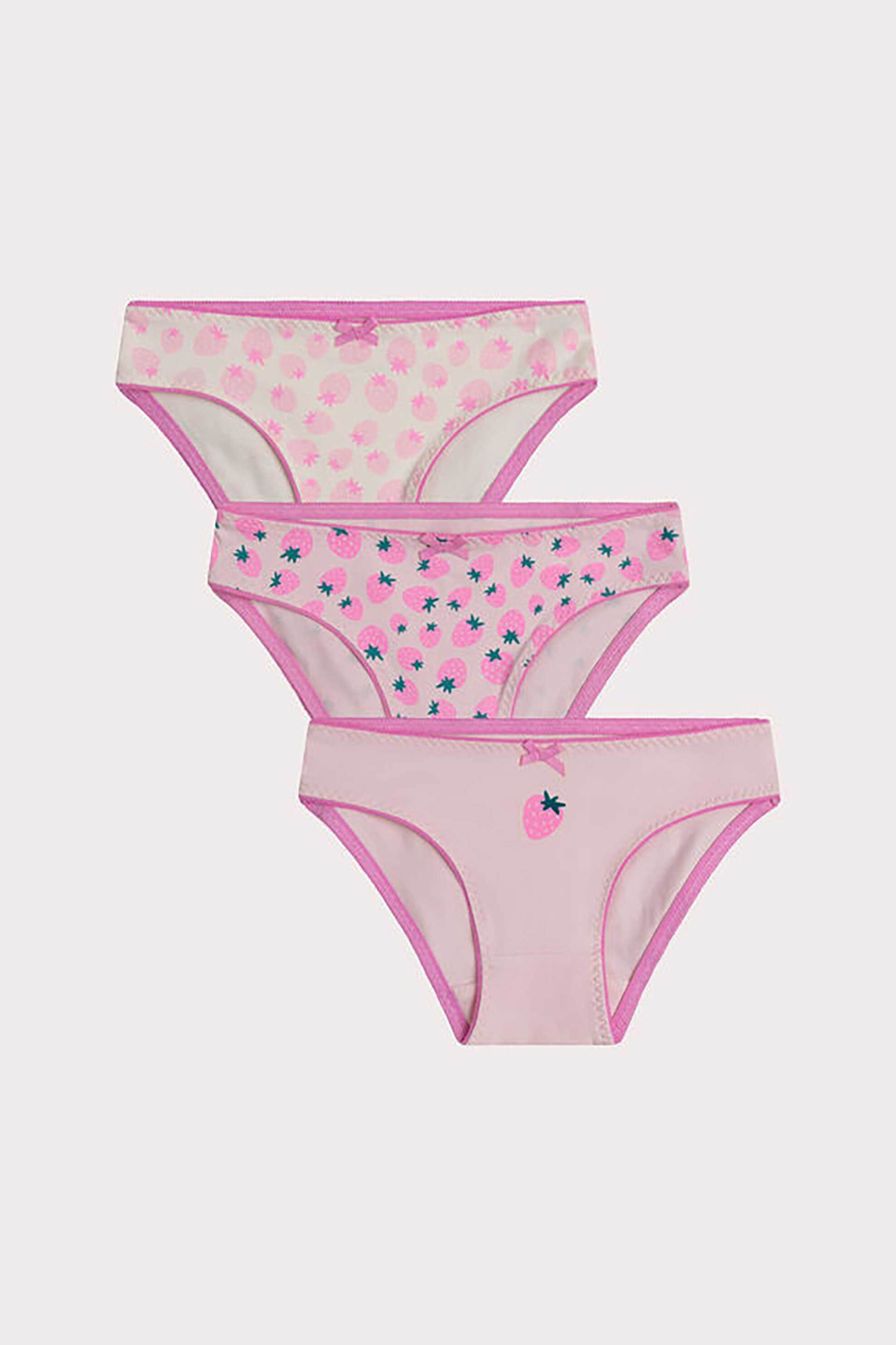 DPAM σετ παιδικά εσώρουχα σε διάφορα σχέδια και χρώματα (3 τεμάχια) - 365919 Ροζ