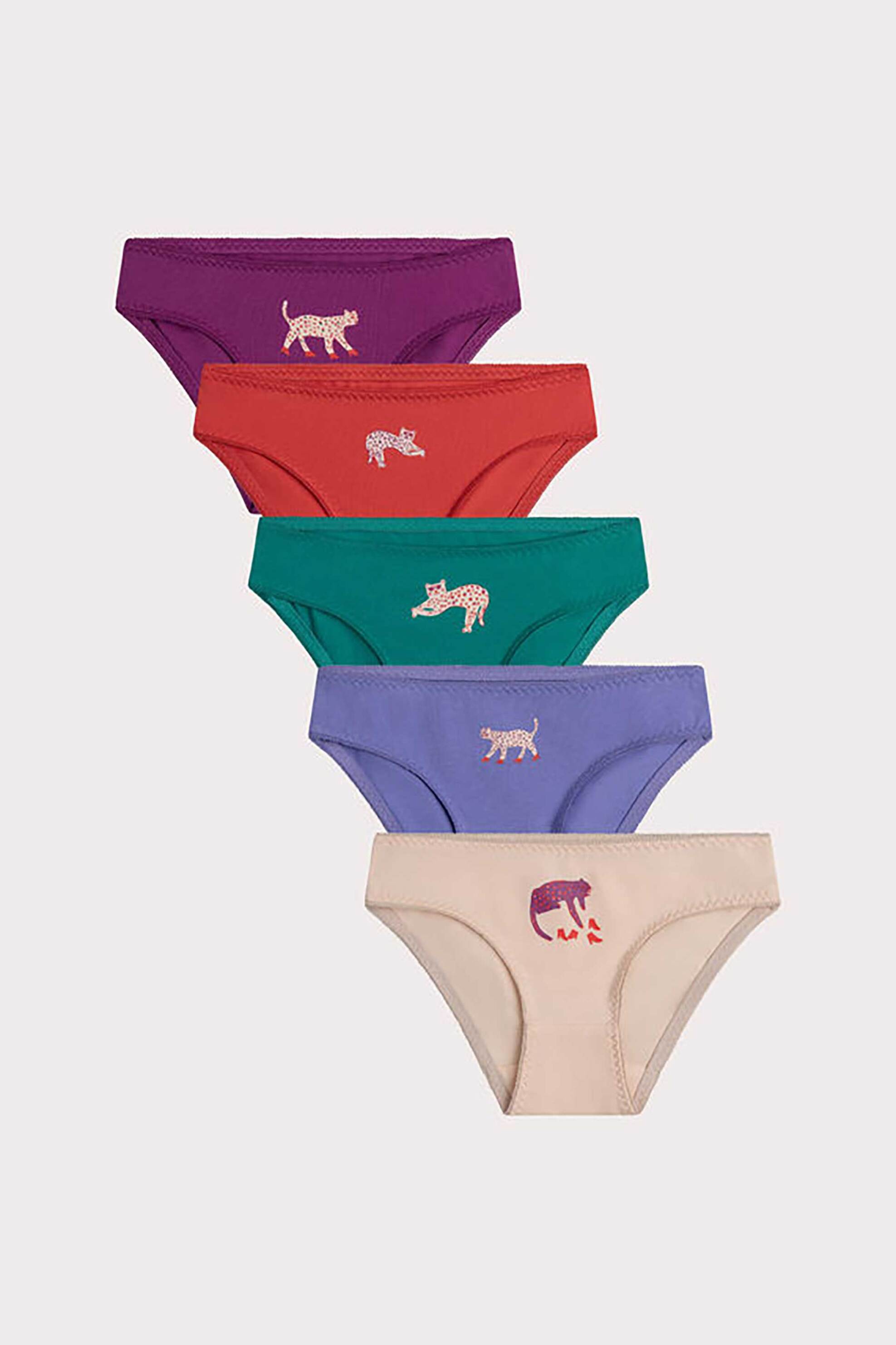 DPAM DPAM σετ παιδικά εσώρουχα σε διάφορα σχέδια και χρώματα (5 τεμάχια) - 365944 Πολύχρωμο