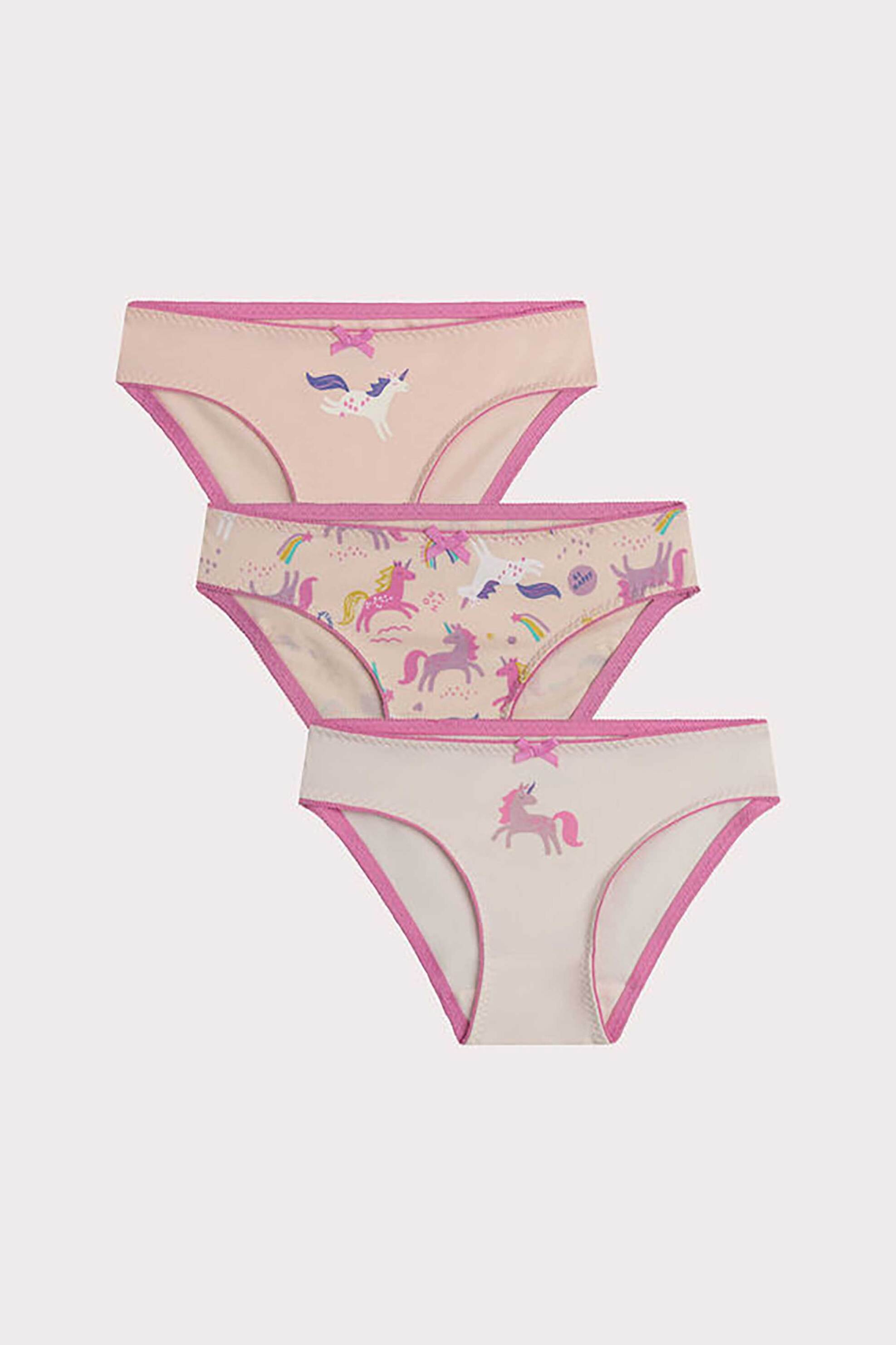 DPAM σετ παιδικά εσώρουχα σε διάφορα σχέδια και χρώματα (3 τεμάχια) - 365994 Ροζ