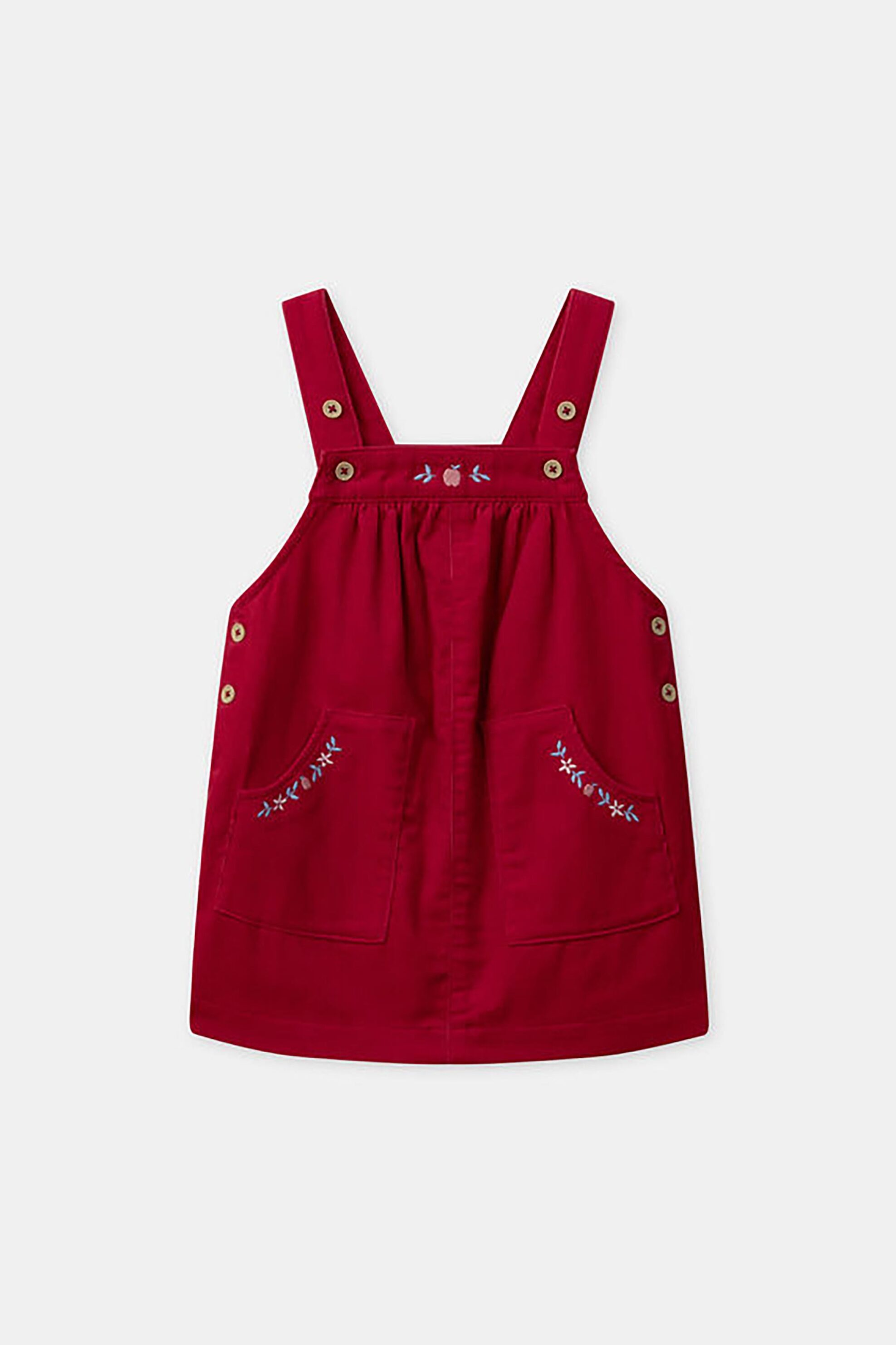 DPAM βρεφικό φόρεμα με τιράντες και κεντητά σχέδια - 366160 Κόκκινο φωτογραφία