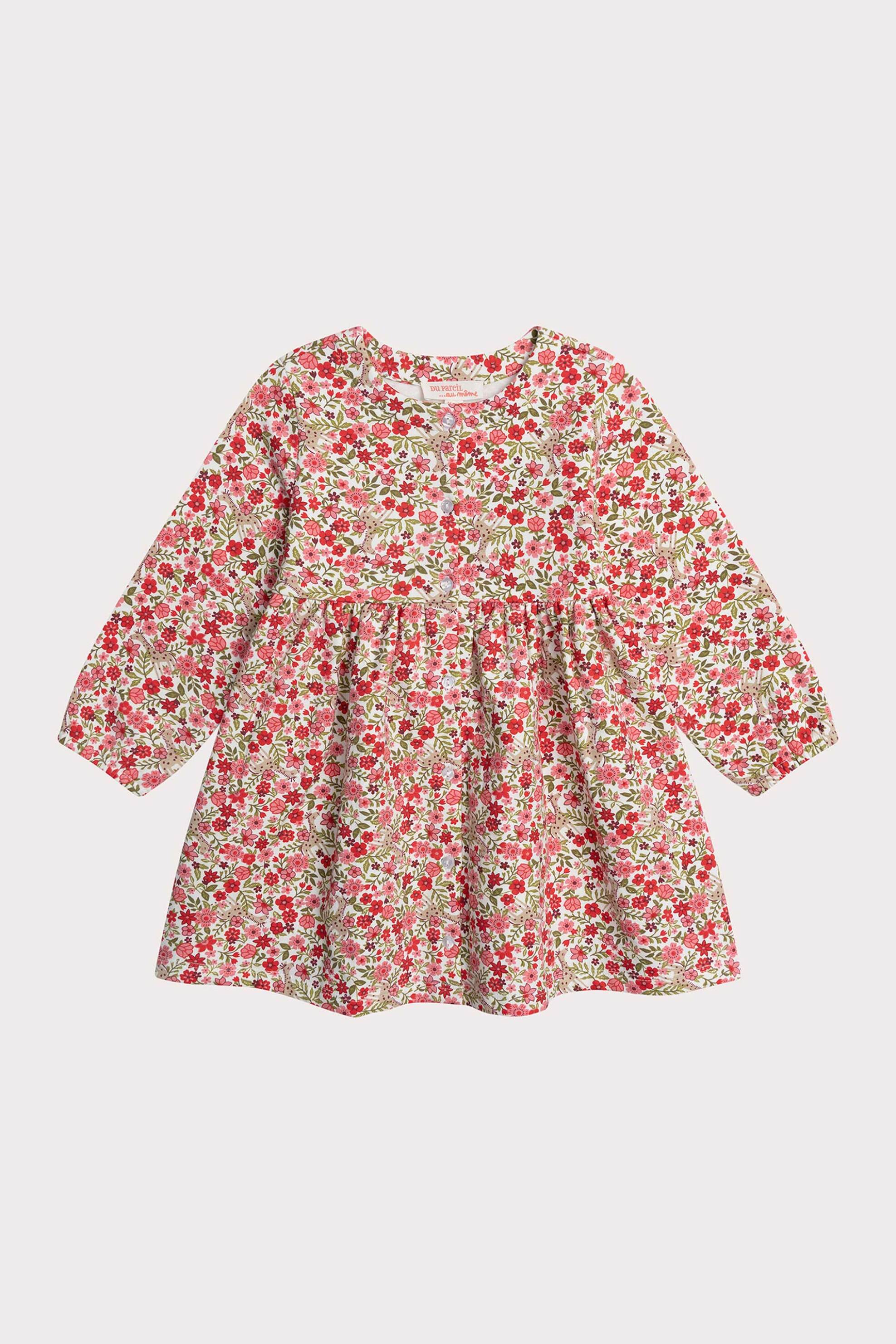 DPAM βρεφικό σετ με μπλούζα και ribbed κολάν με floral σχέδιο (2 τεμάχια) - 366670 Πολύχρωμο φωτογραφία