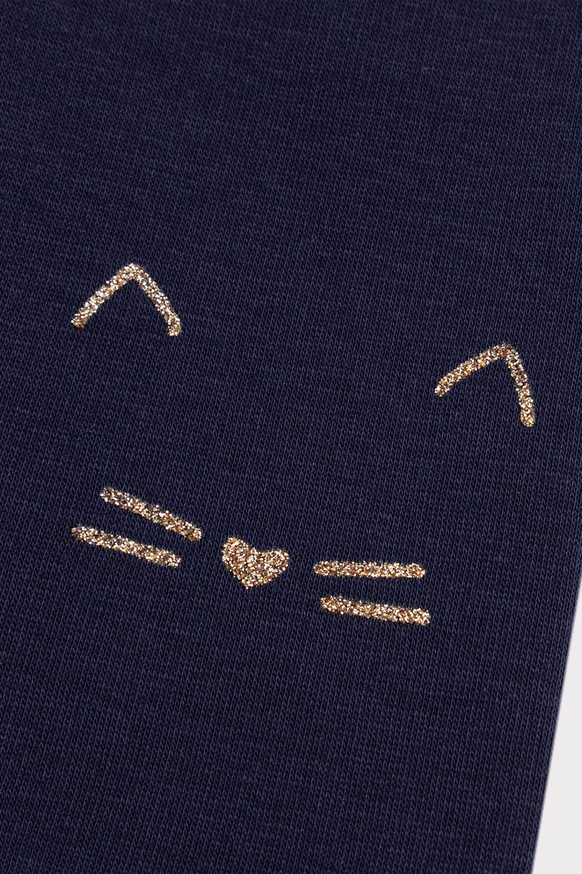 DPAM βρεφικό κολάν με μεταλλιζέ σχέδια - 366791 Μπλε Σκούρο φωτογραφία