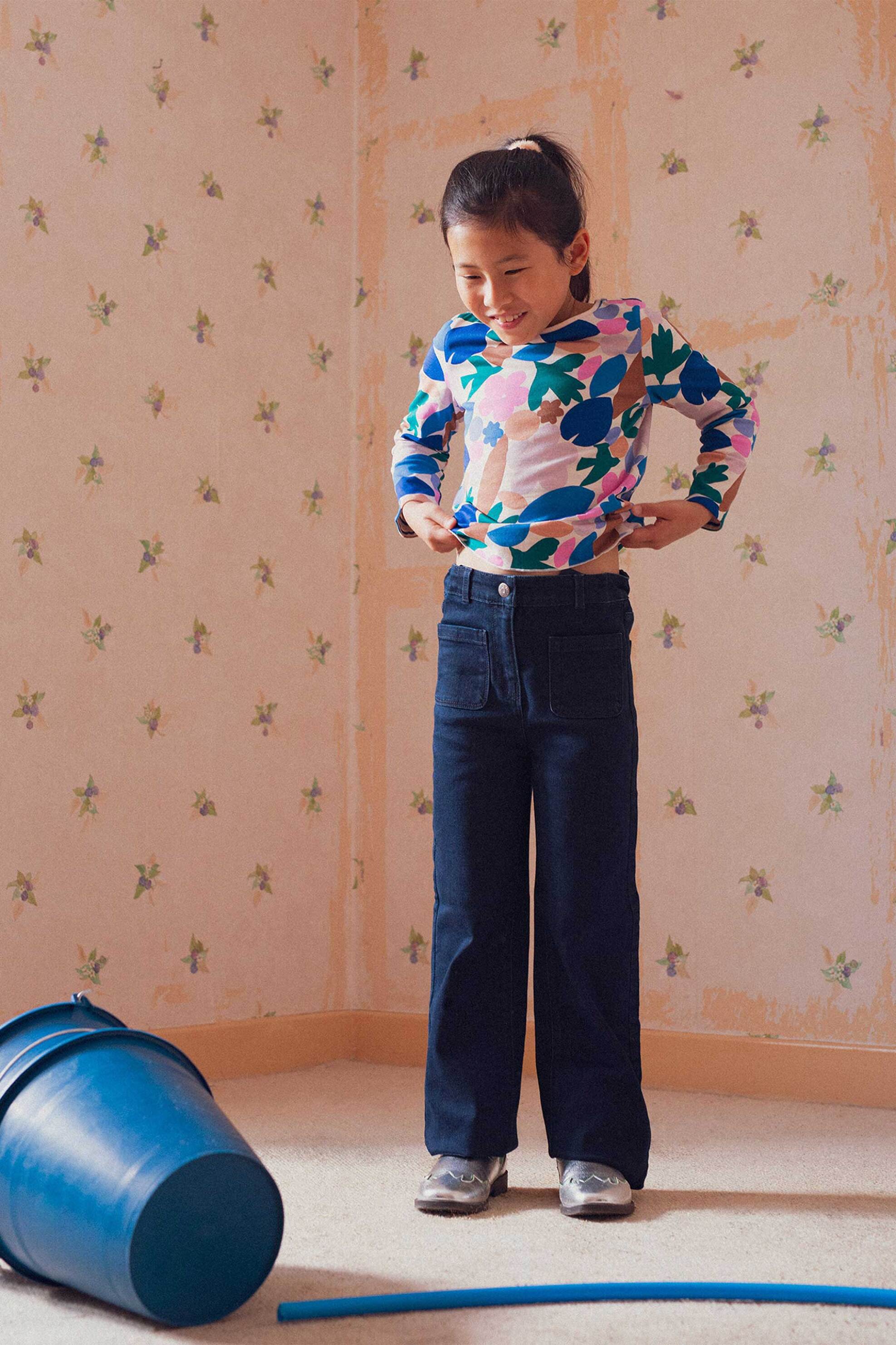 DPAM παιδικό τζιν παντελόνι με τσέπες - 366702 Denim Blue Σκούρο