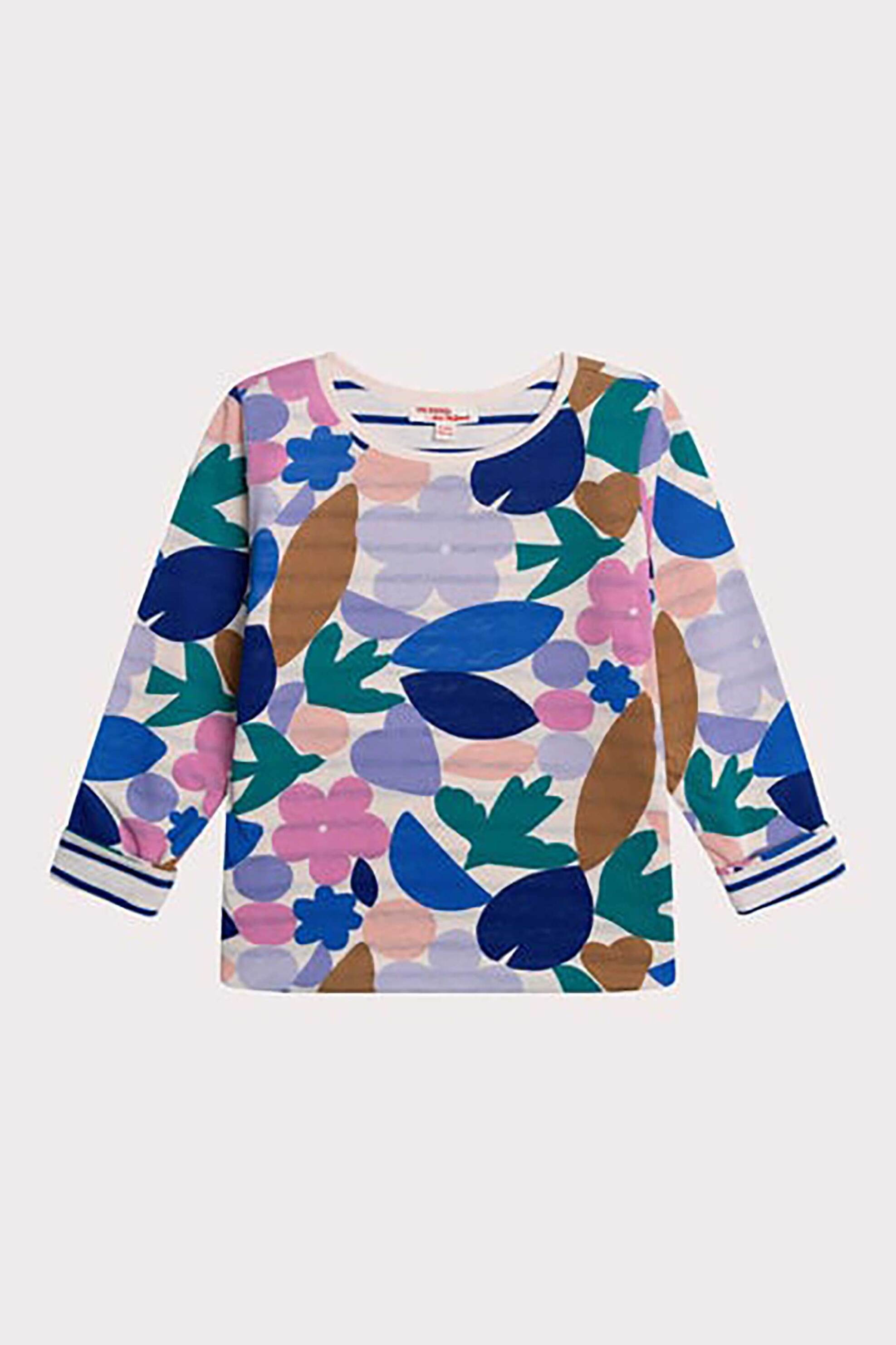 DPAM παιδική μακρυμάνικη μπλούζα διπλής όψης - 366739 Λευκό