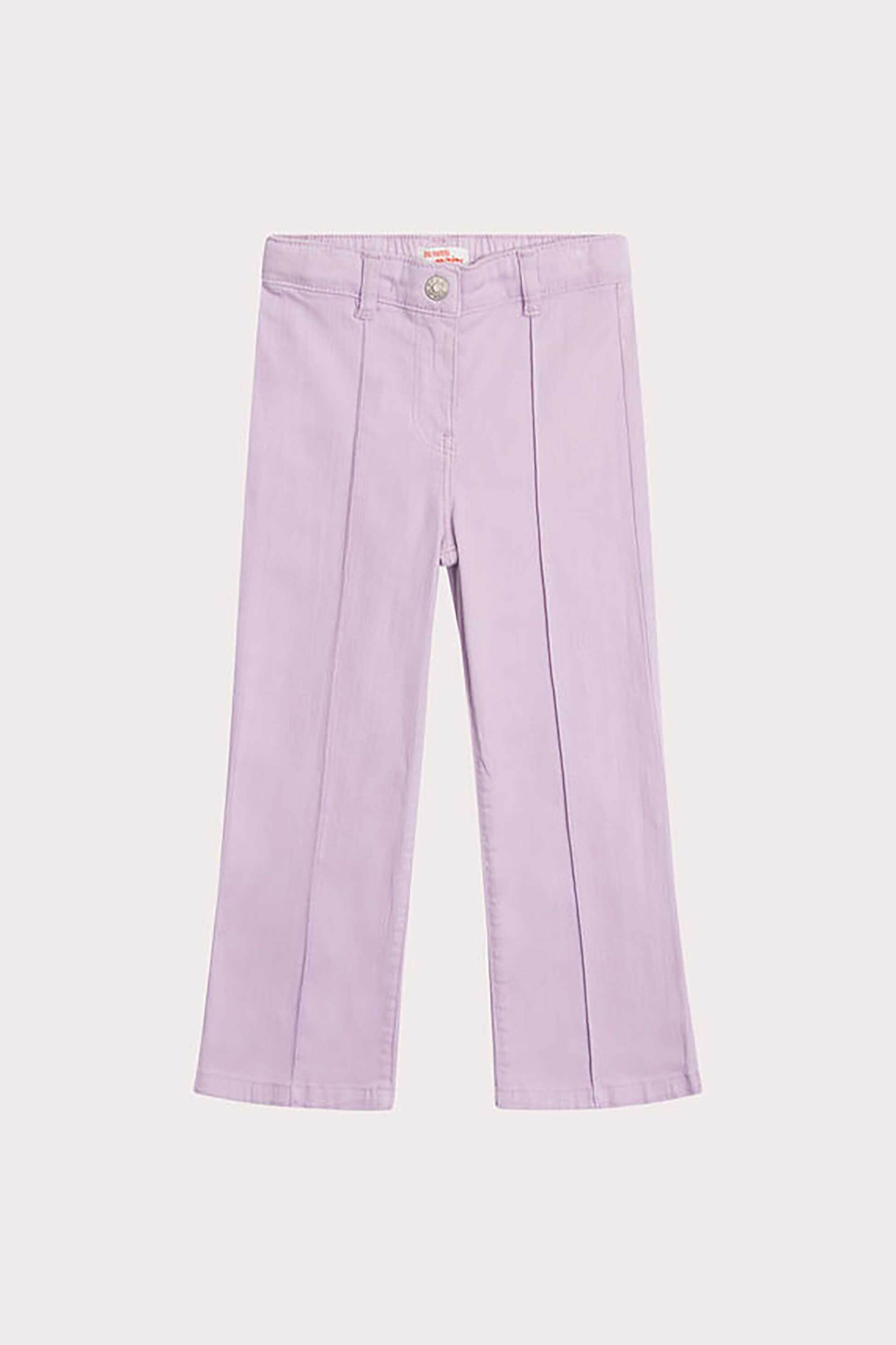 DPAM DPAM παιδικό τζιν παντελόνι με διακοσμητικές ραφές - 366851 Λιλά