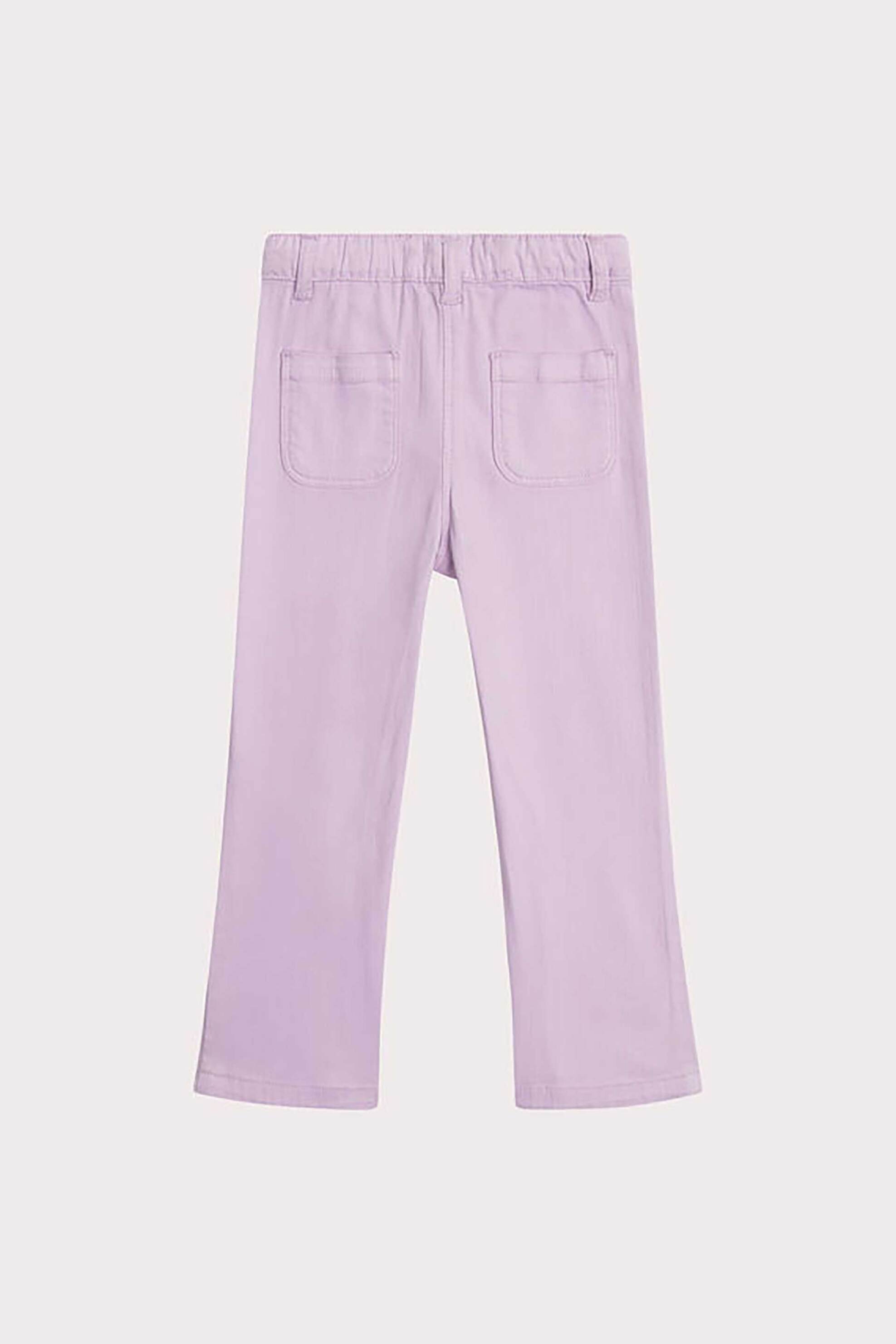 DPAM παιδικό τζιν παντελόνι με διακοσμητικές ραφές - 366851 Λιλά φωτογραφία