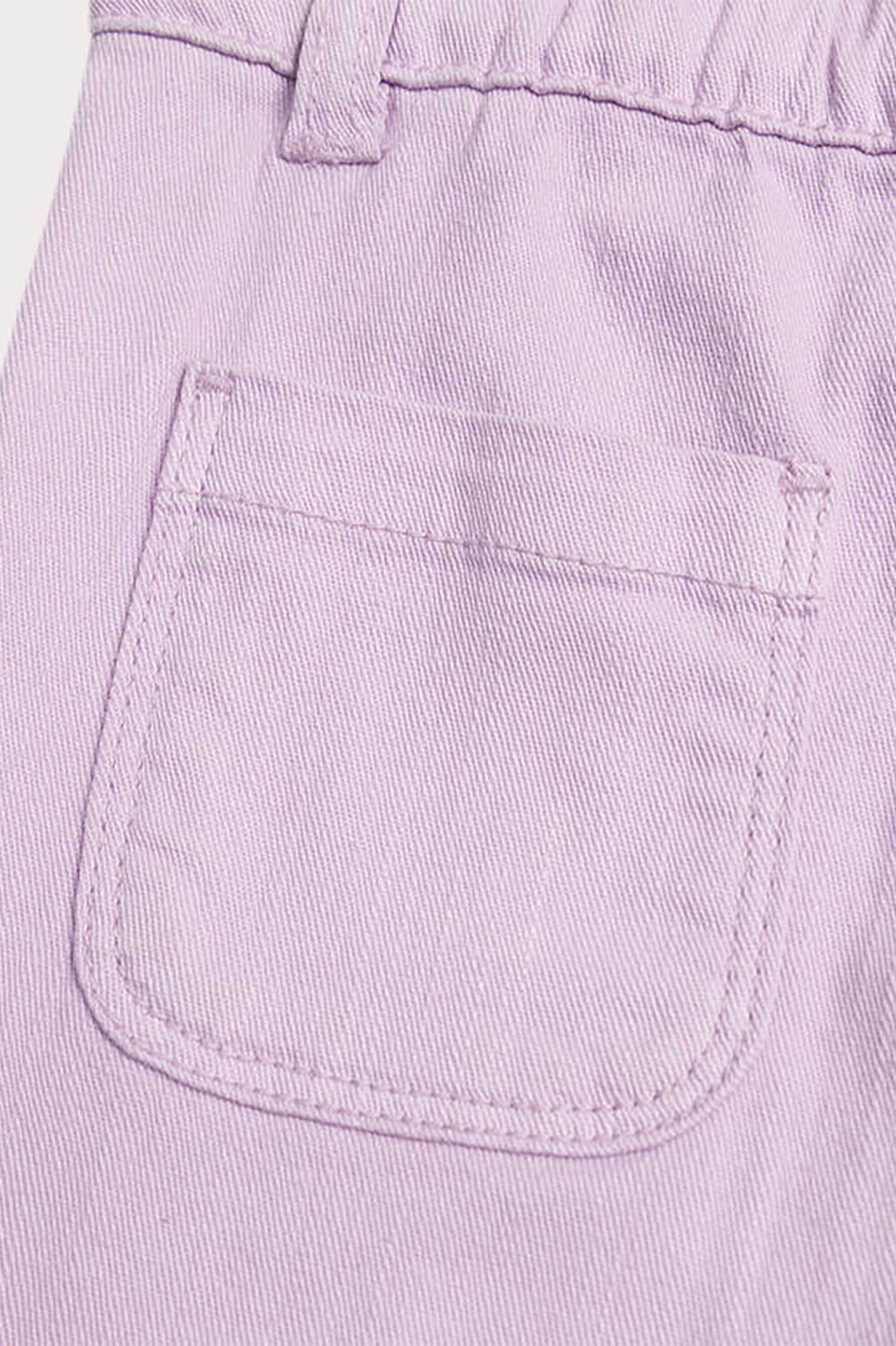 DPAM παιδικό τζιν παντελόνι με διακοσμητικές ραφές - 366851 Λιλά φωτογραφία