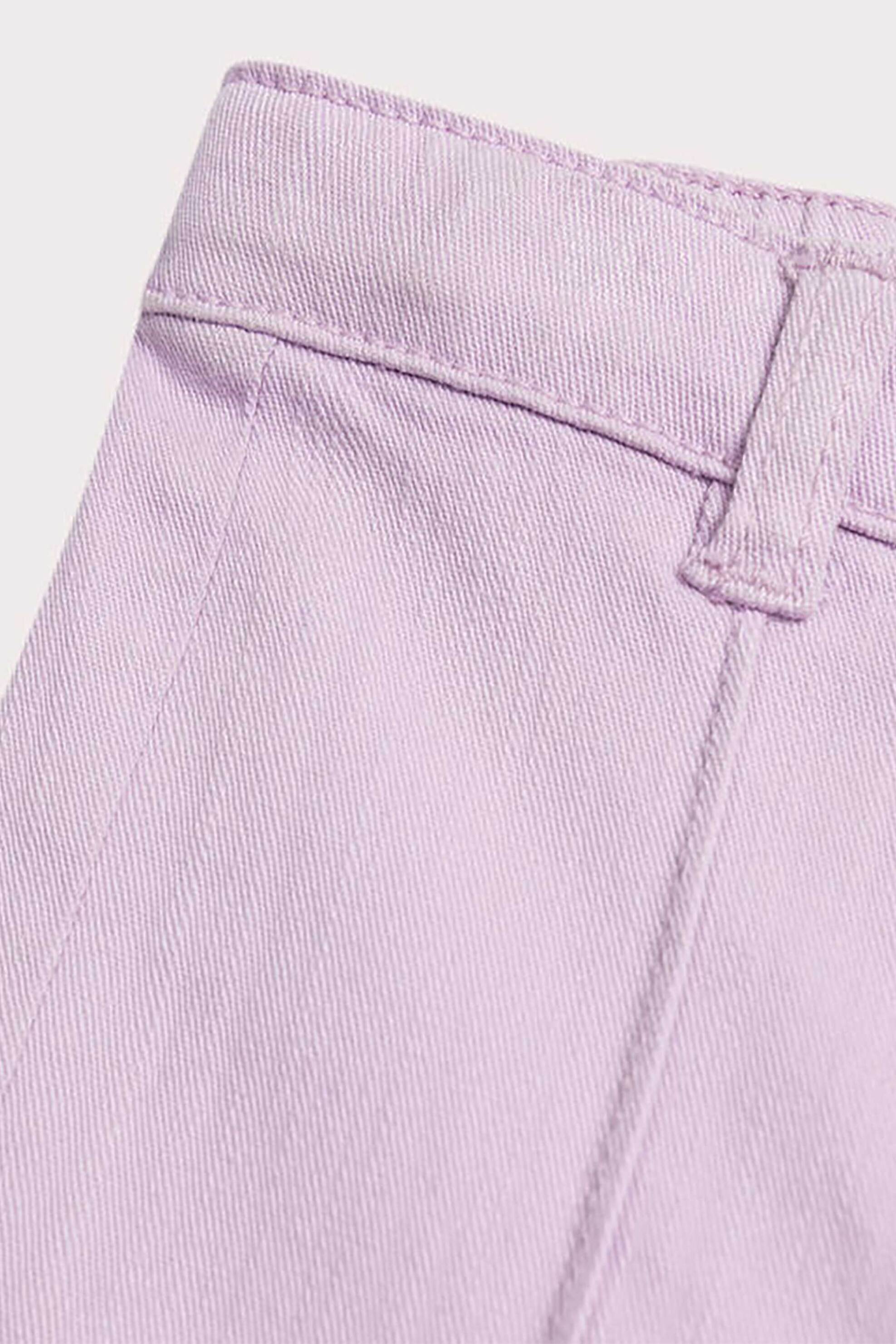 DPAM παιδικό τζιν παντελόνι με διακοσμητικές ραφές - 366851 Λιλά φωτογραφία