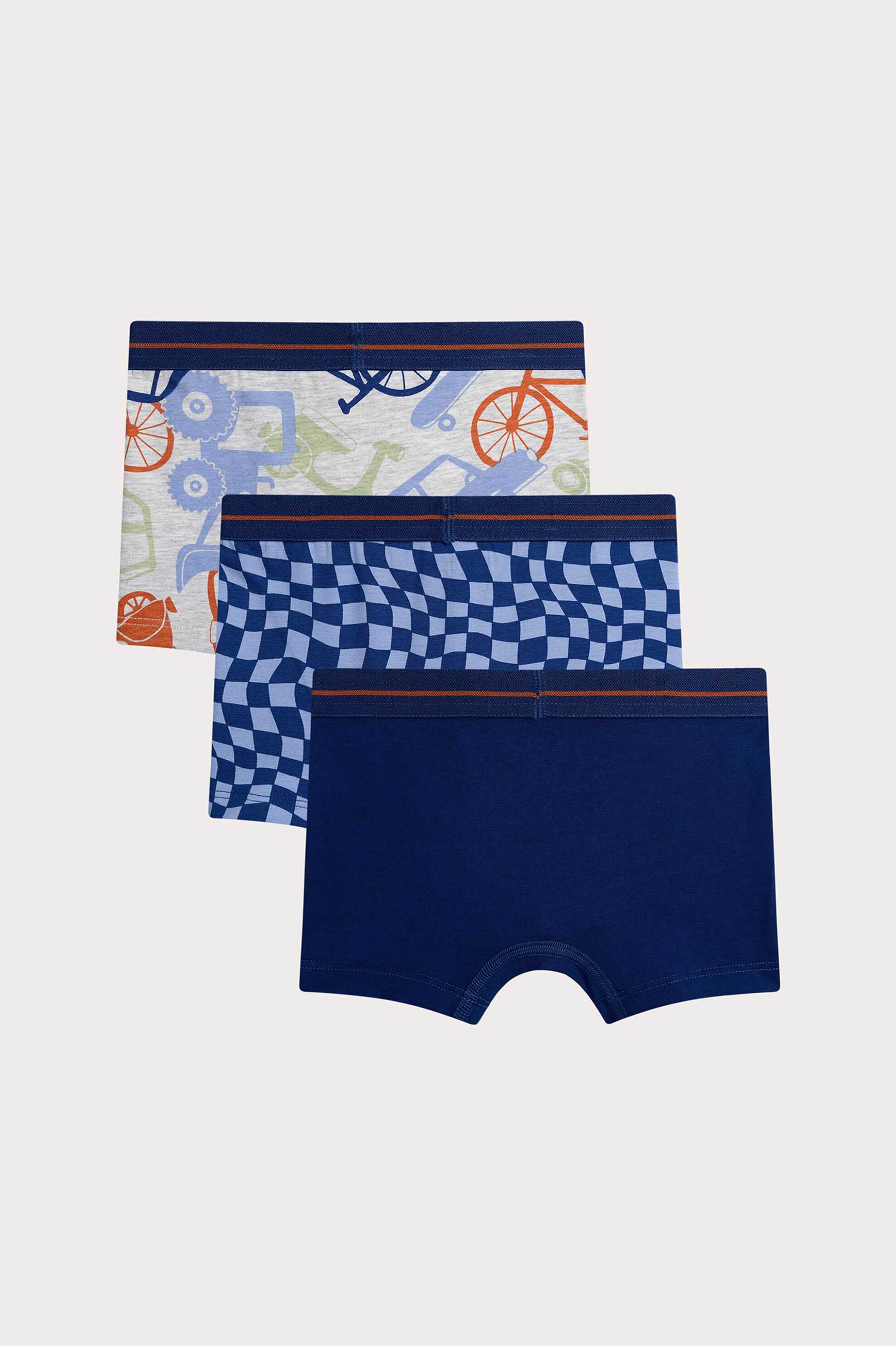 DPAM σετ παιδικά εσώρουχα σε διάφορα σχέδια και χρώματα (3 τεμάχια) - 367013 Μπλε φωτογραφία