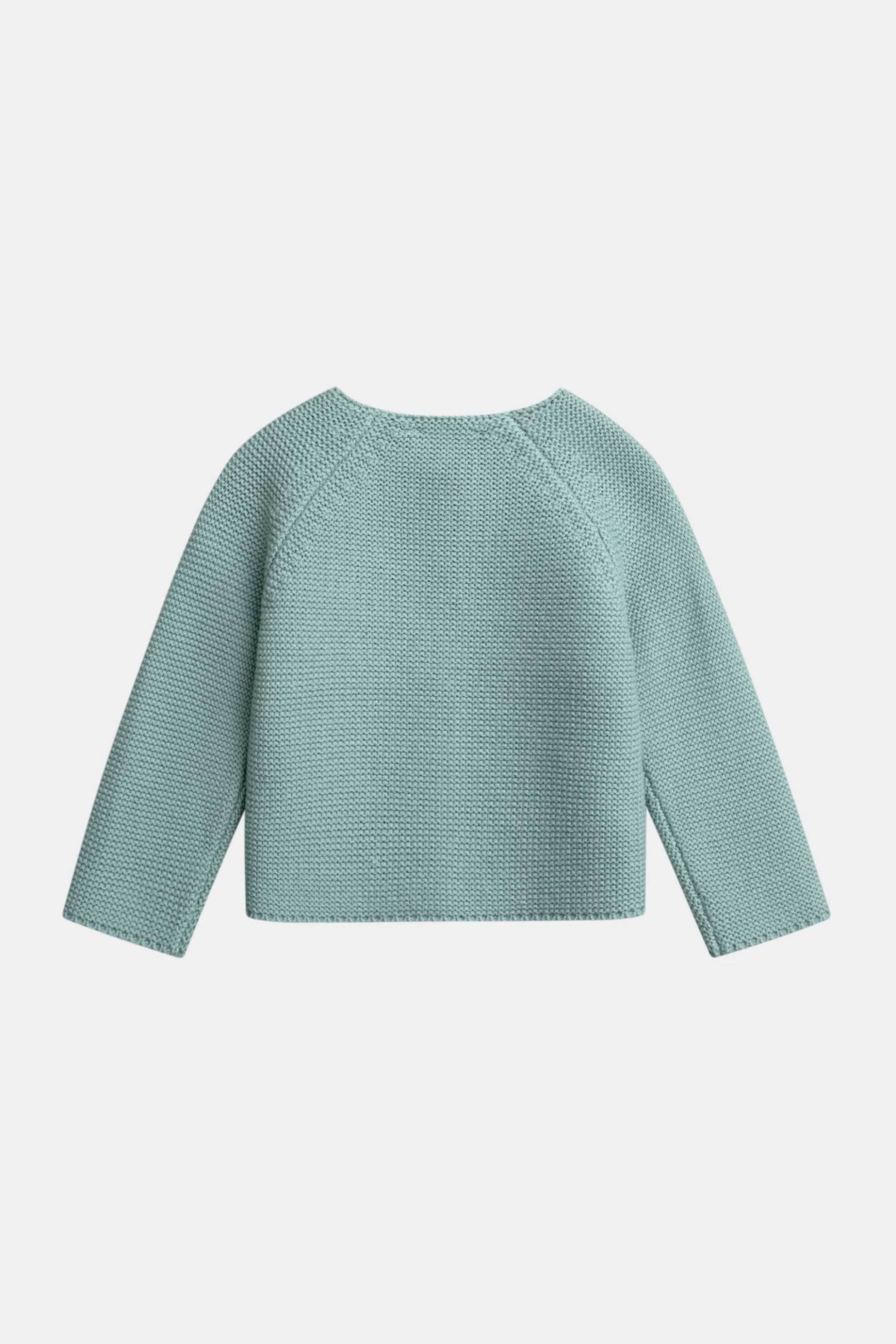 DPAM βρεφική πλεκτή ζακέτα για κορίτσια "Knit Mint" - 370370 Βεραμάν Ανοιχτό φωτογραφία