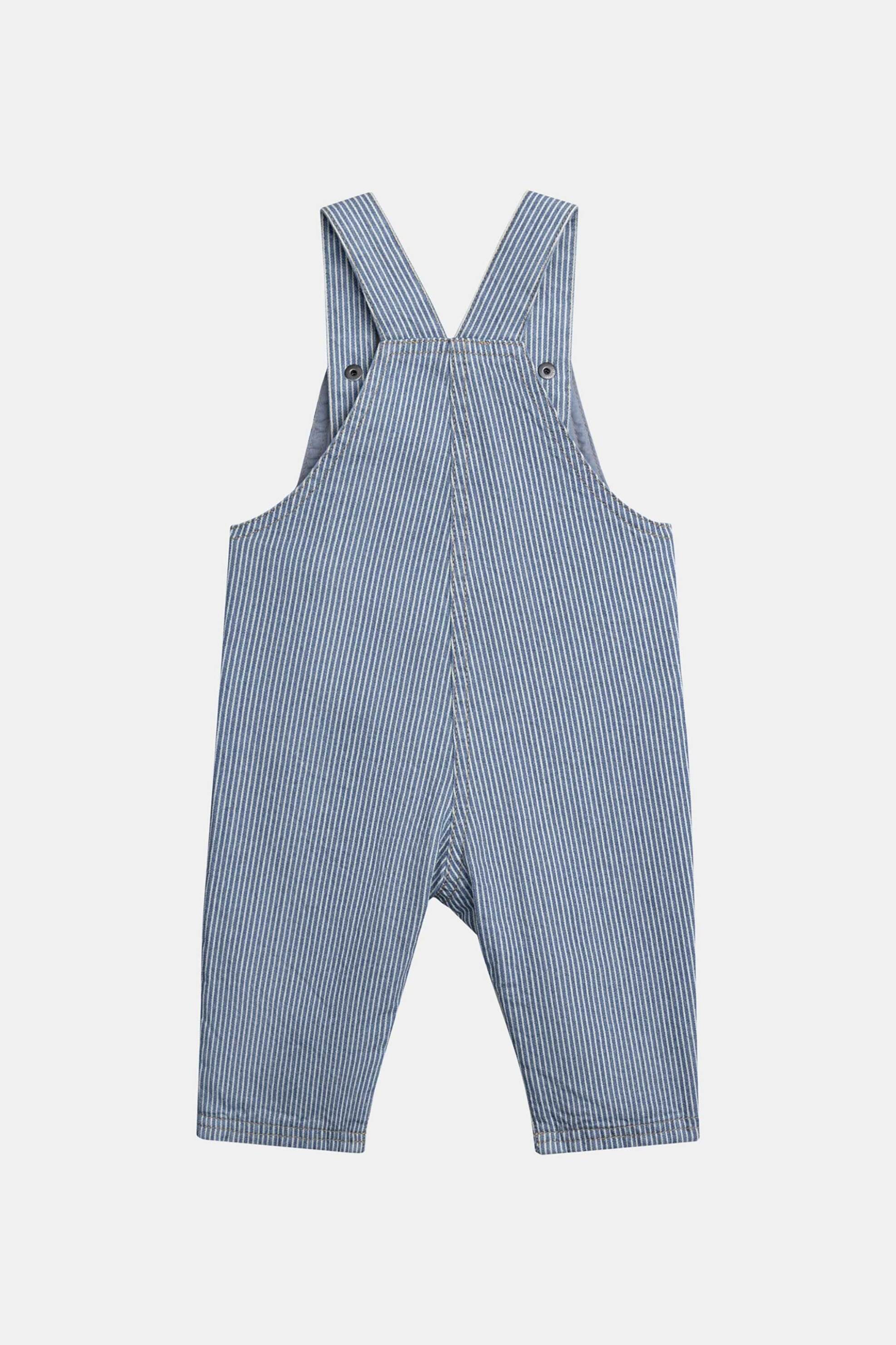 DPAM βρεφική denim σαλοπέτα για αγόρια "Stripped Circus" - 370454 Denim Blue φωτογραφία