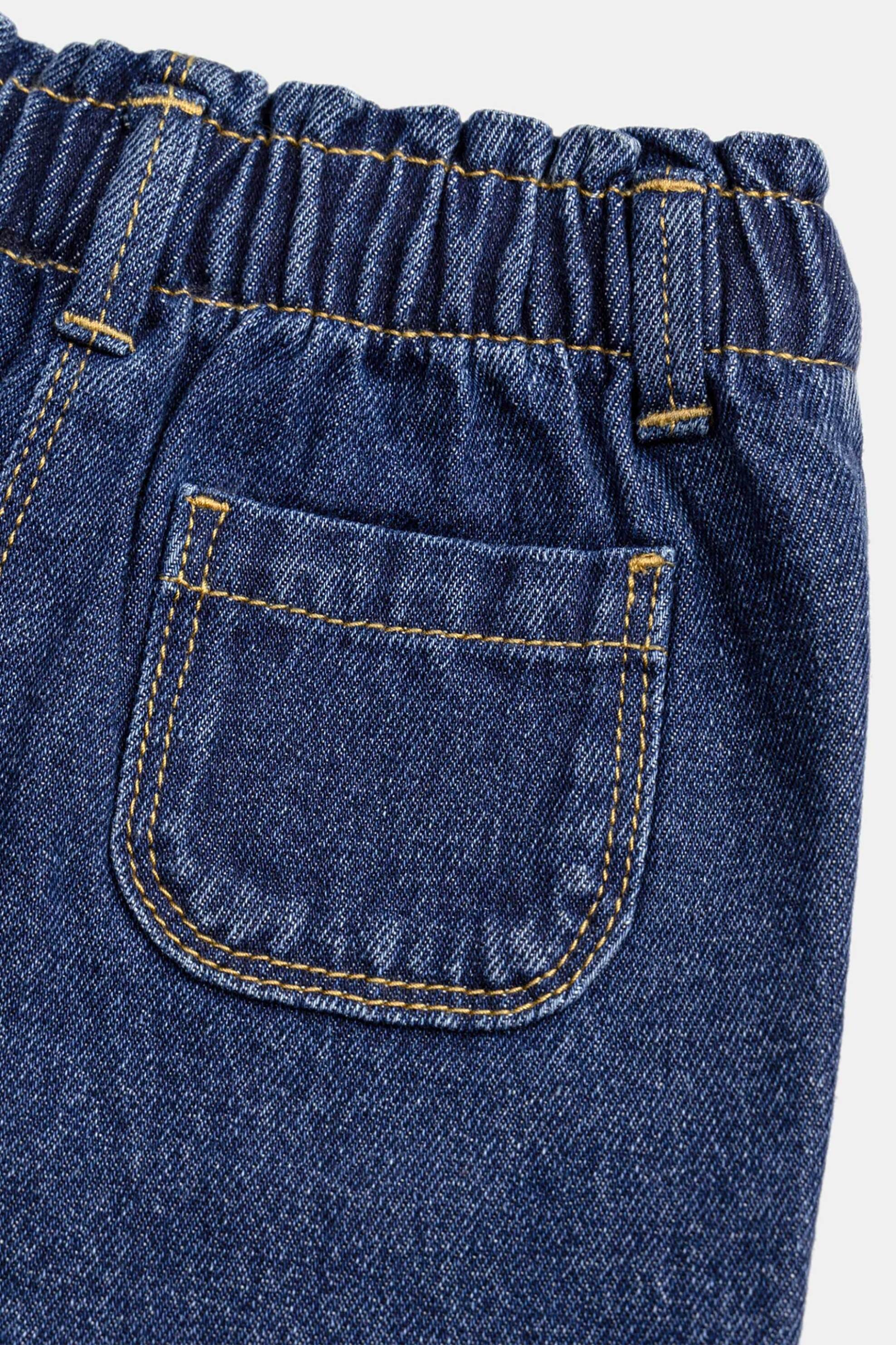 Dpam Βρεφικό Τζιν Παντελόνι για Κορίτσια Heart - 370382 Denim Blue