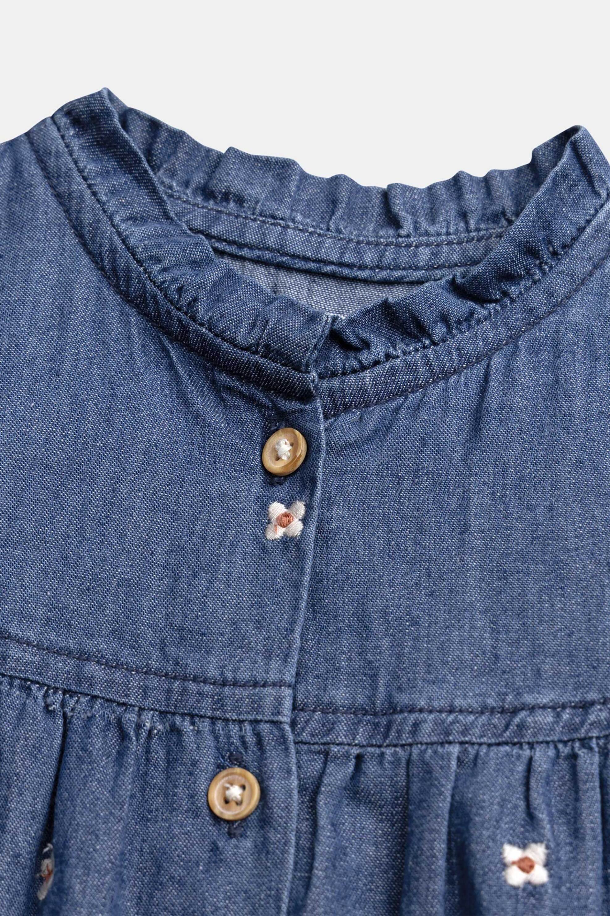 Dpam Βρεφικό Denim Φόρεμα για Κορίτσια Daisies - 370390 Blue
