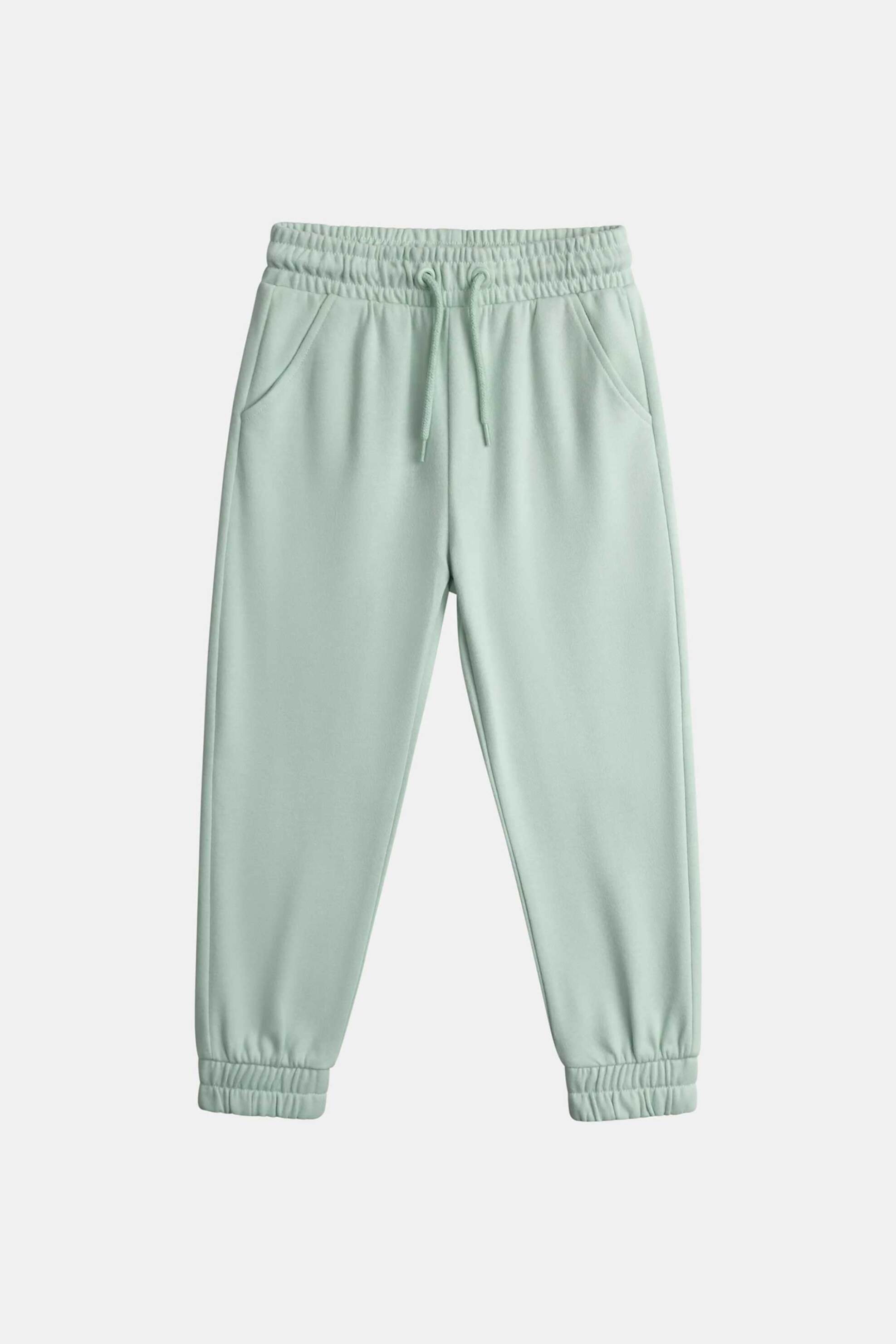 DPAM DPAM παιδικό παντελόνι φόρμας για κορίτσια "Pale Mint" - 370992 Πράσινο Μέντας