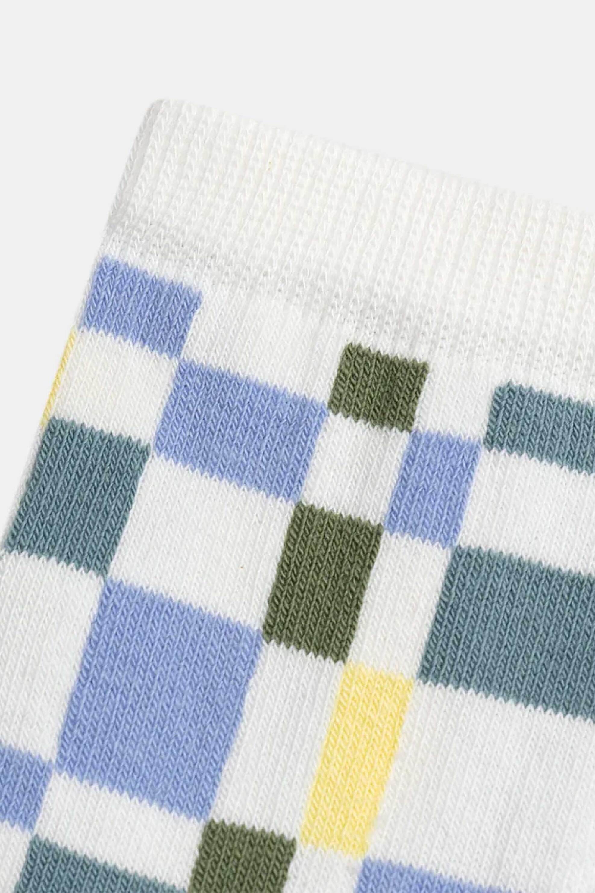 DPAM παιδικές κάλτσες για αγόρια "Abstract Mosaic" - 371041 Λευκό φωτογραφία