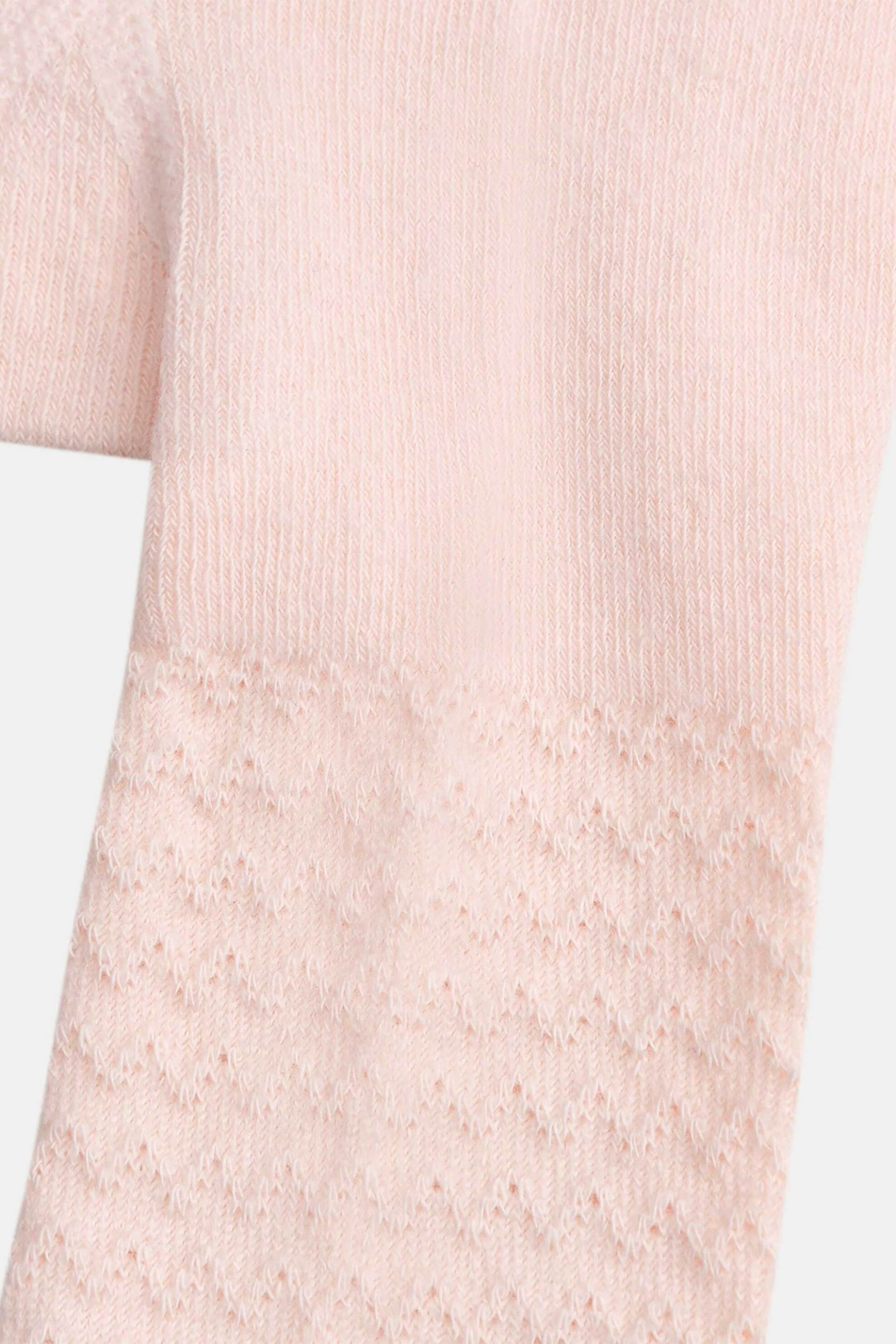 DPAM βρεφικό καλσόν για κορίτσια "Pink Pointelle" - 371063 Ροζ φωτογραφία