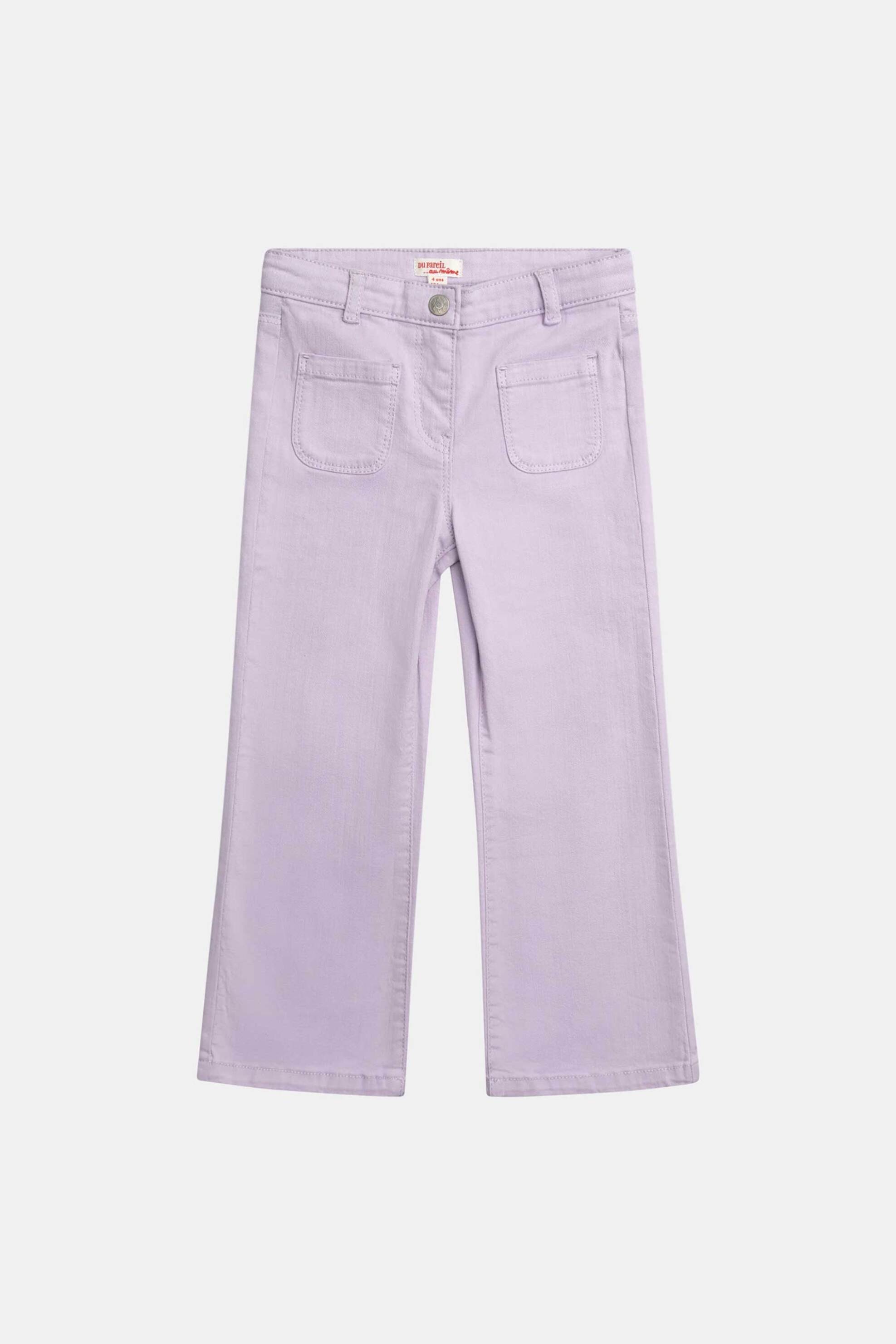 DPAM παιδικό τζιν παντελόνι για κορίτσια "Lilac Flare" - 371101 Λιλά