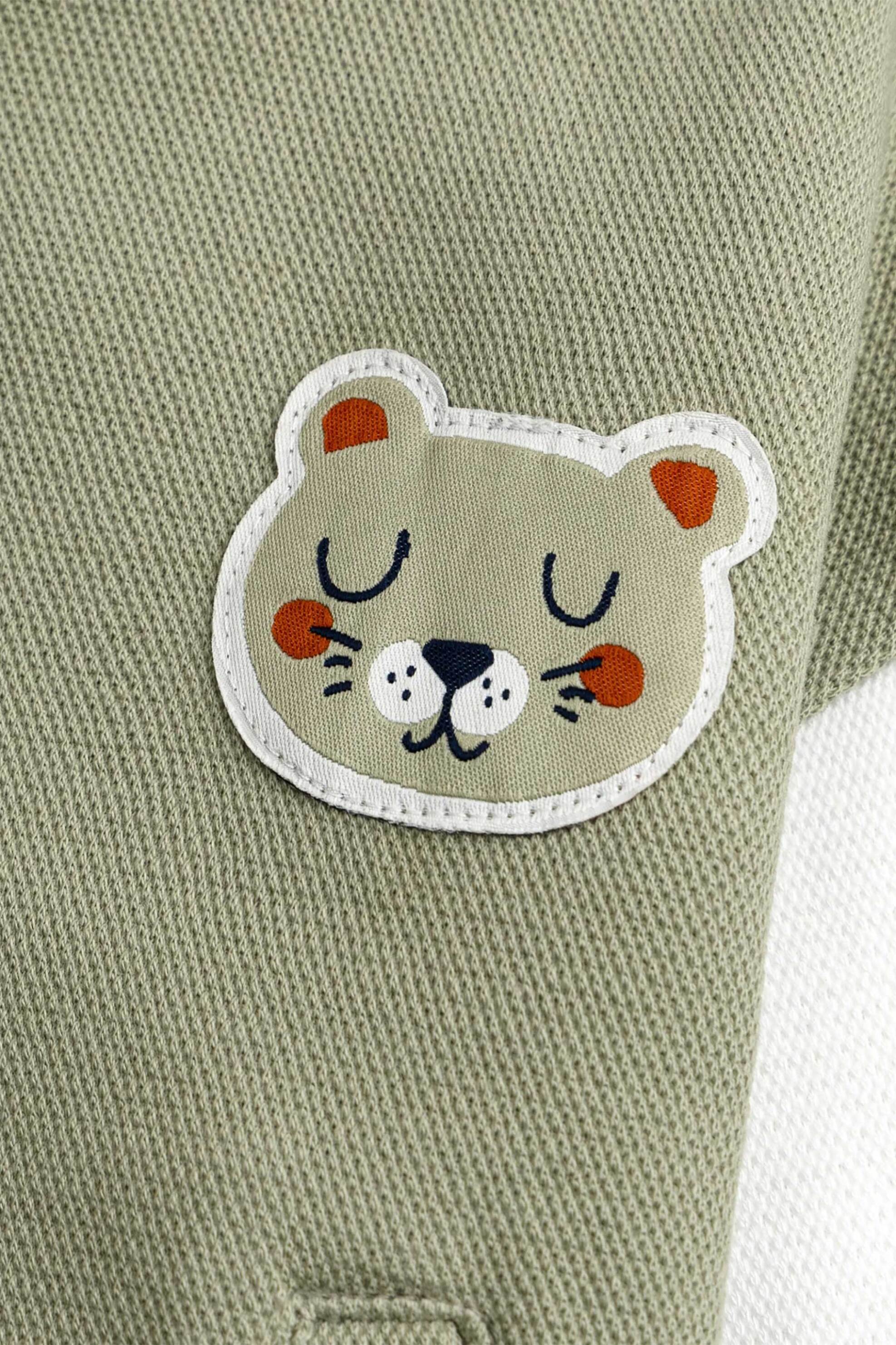 DPAM βρεφική ζακέτα για αγόρια "Olive Bear" - 371255 Λαδί φωτογραφία