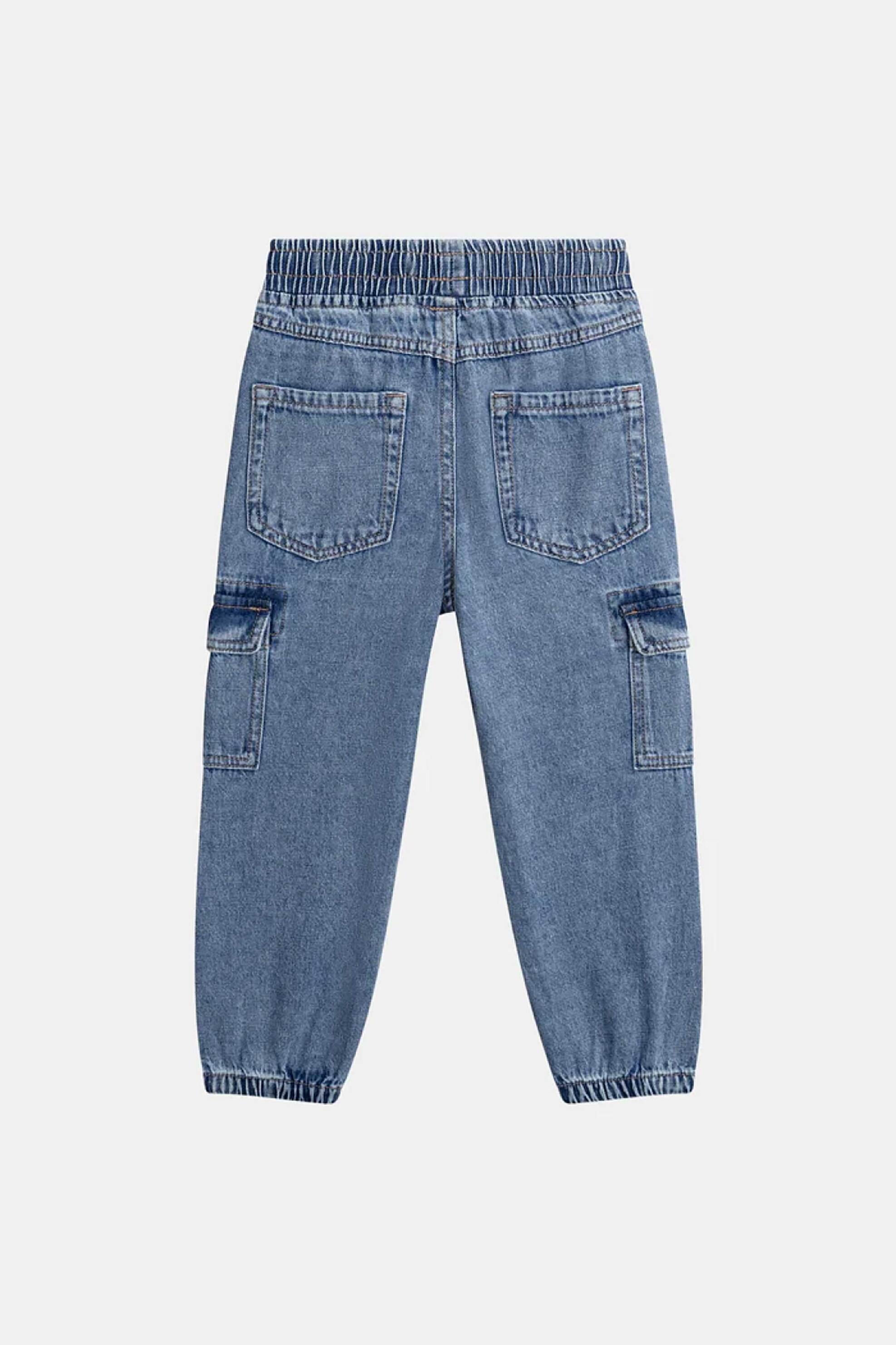 DPAM παιδικό τζιν παντελόνι για αγόρια "Cargo" - 371151 Denim Blue φωτογραφία