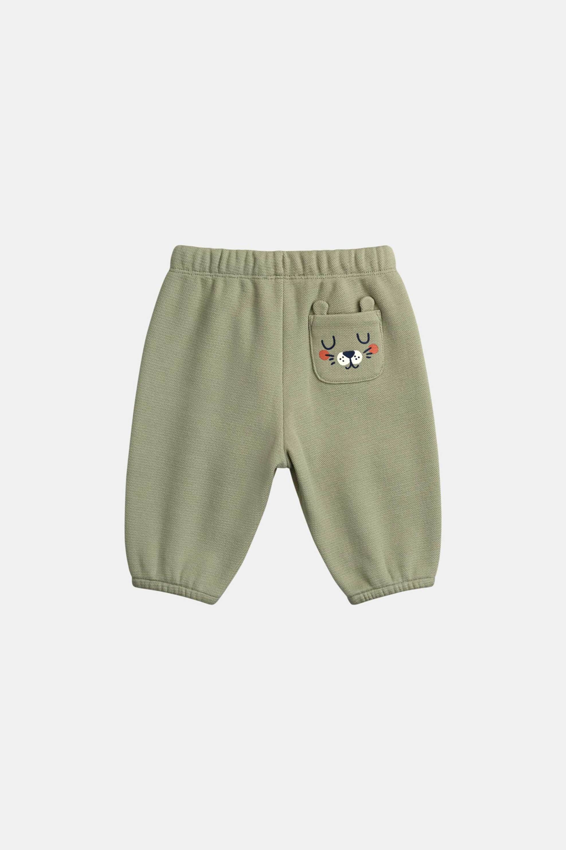 DPAM βρεφικό παντελόνι φόρμας για αγόρια "Olive Comfort" - 371291 Λαδί φωτογραφία