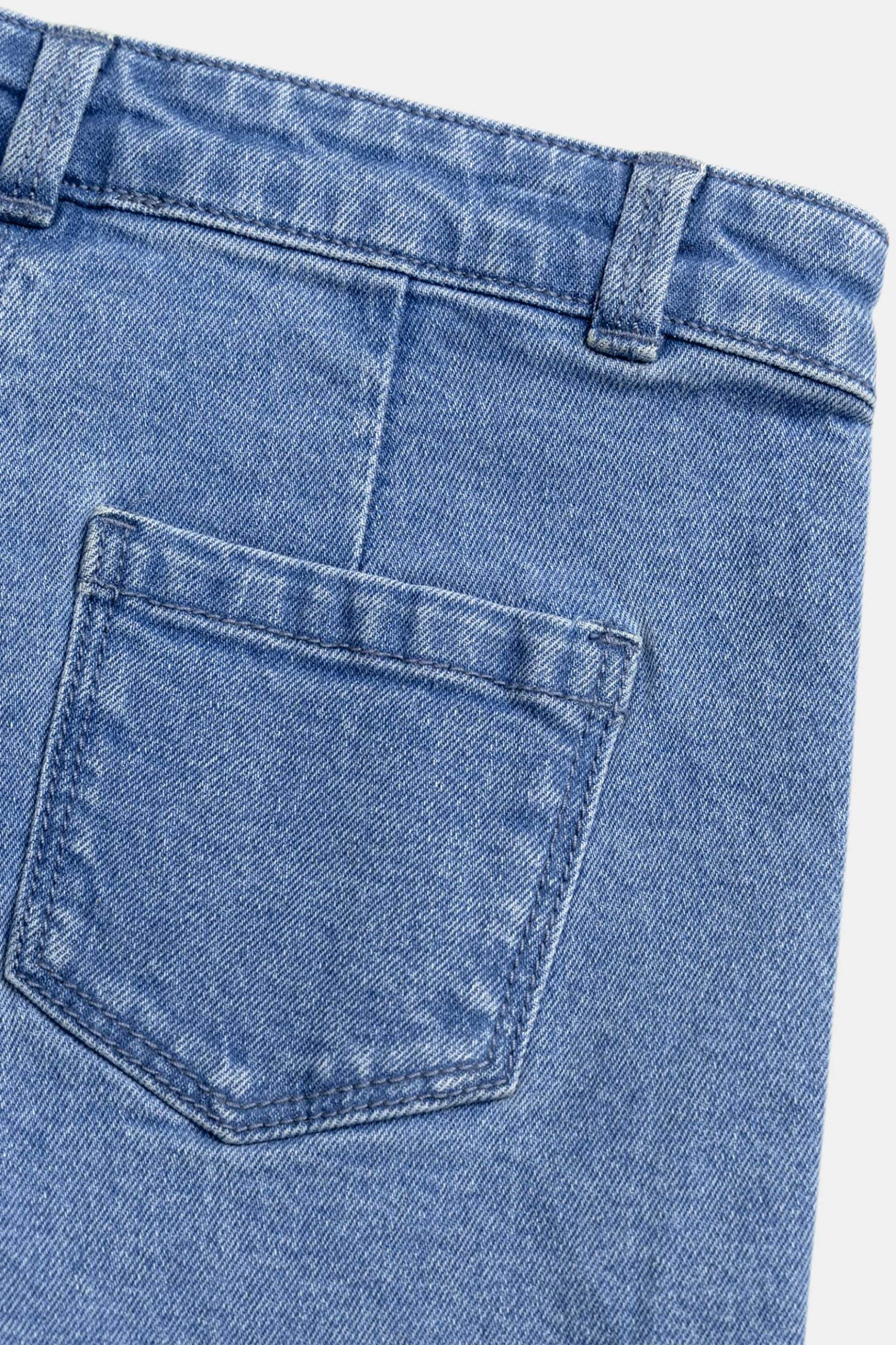 DPAM παιδική denim φούστα-σορτς για κορίτσια "Classic Skort" - 371094 Denim Blue φωτογραφία
