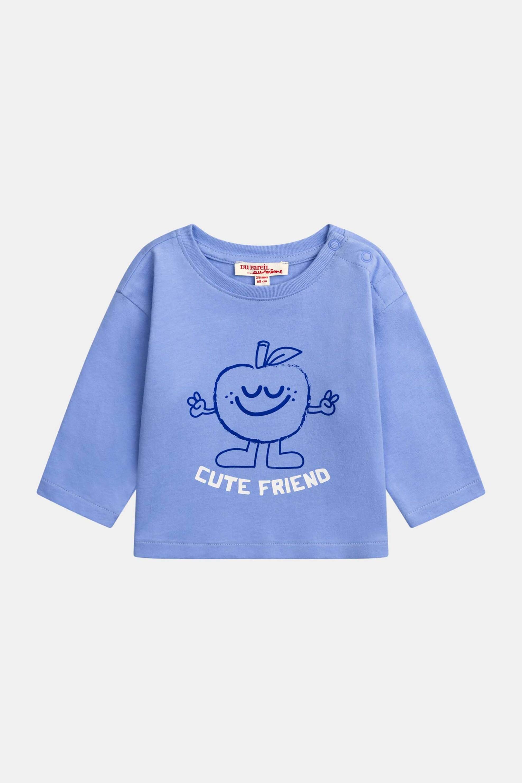 DPAM βρεφική μπλούζα για αγόρια "Cute Friend" - 371303 Μπλε